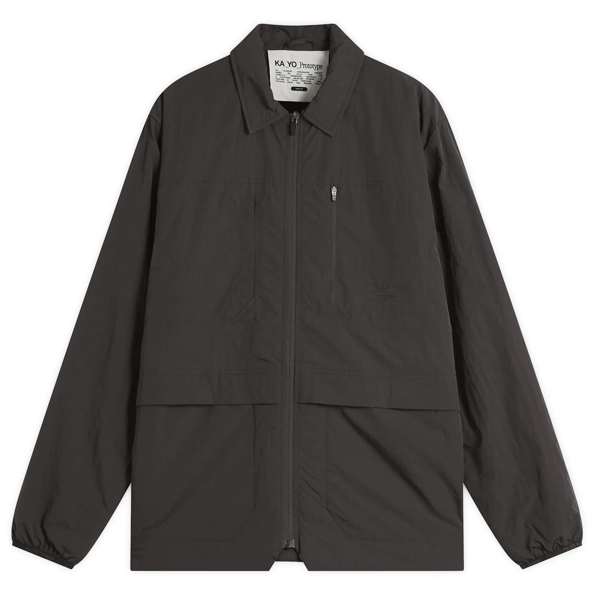 KA_YO_Prototype Men's Insulated Overshirt Black