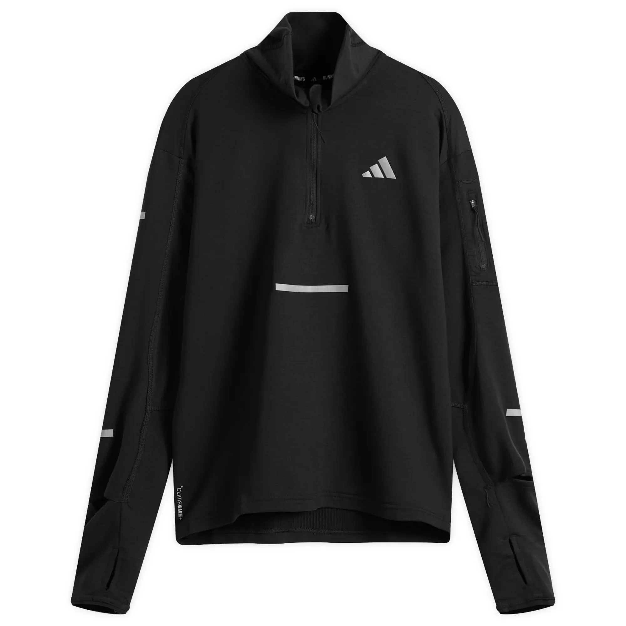 Adidas Women's Adi365 Running CLIMAWARM Half-Zip Black