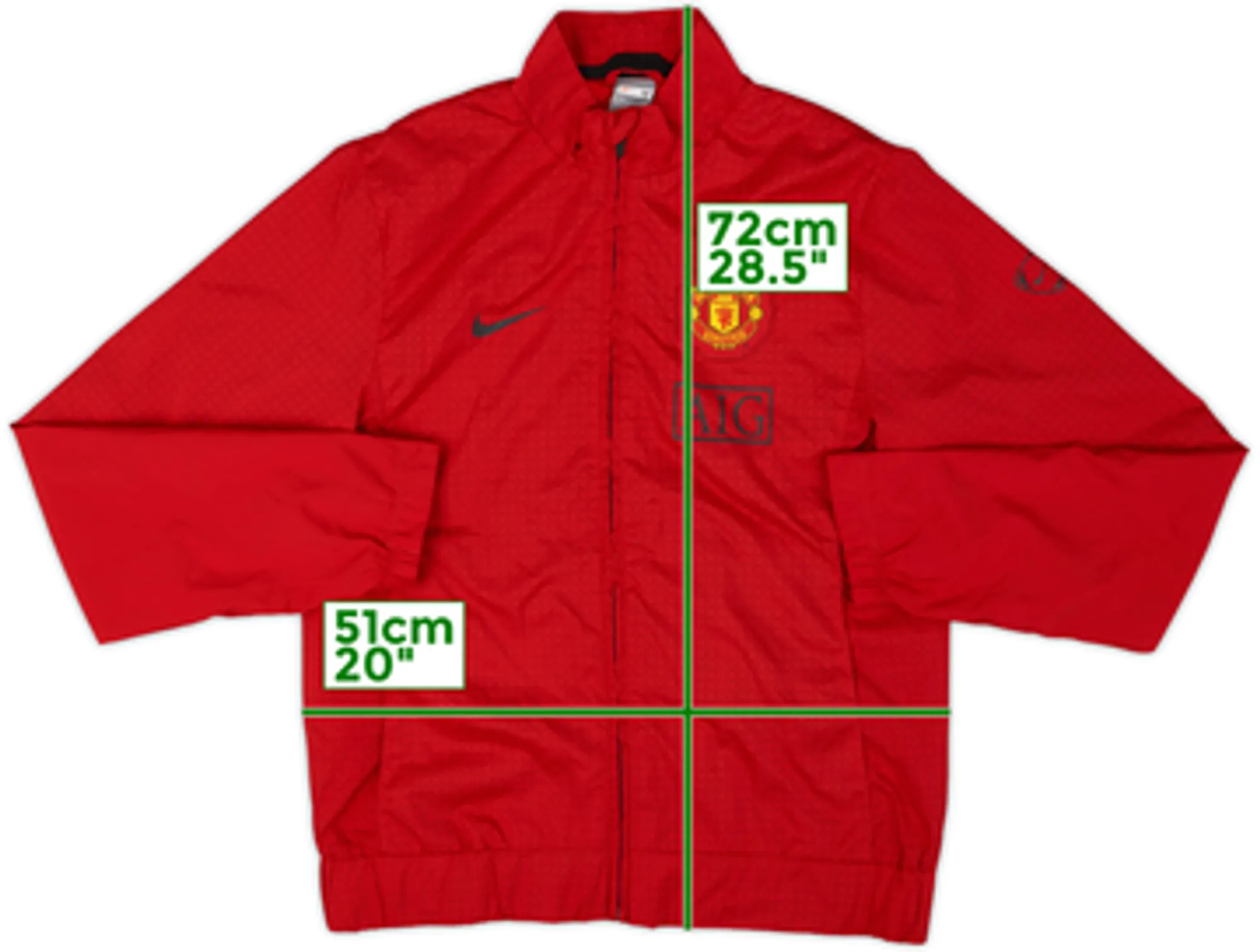 2008-09 Manchester United Track Jacket - 8/10 - (M)