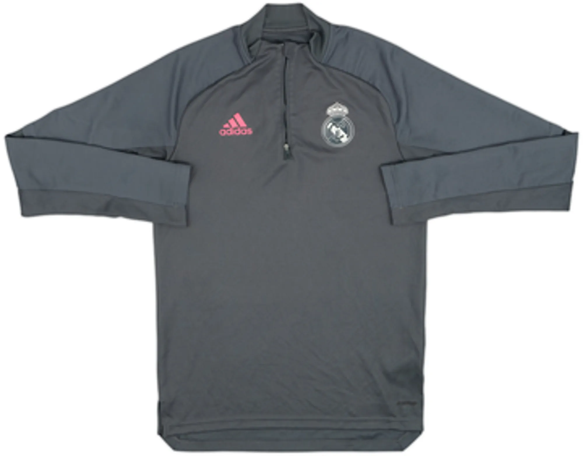 2020-21 Real Madrid adidas 1/4 Zip Drill Top - 7/10 - (S)