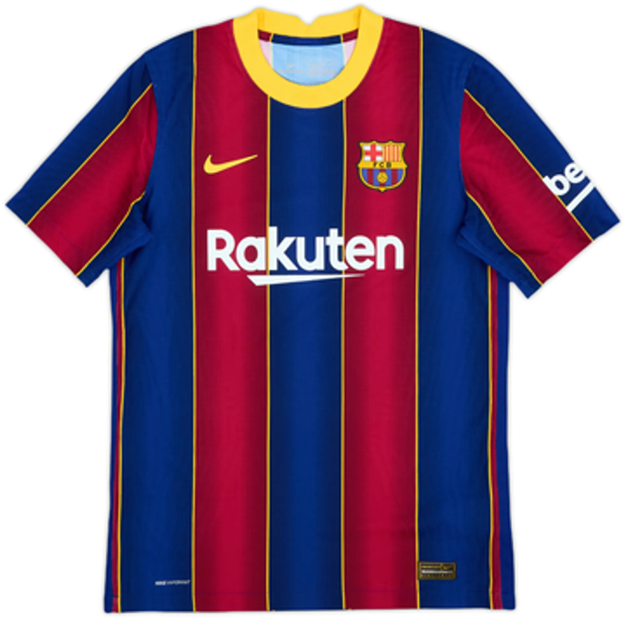 Nike Barcelona Boys SS Player Issue Home Shirt 2020/21
