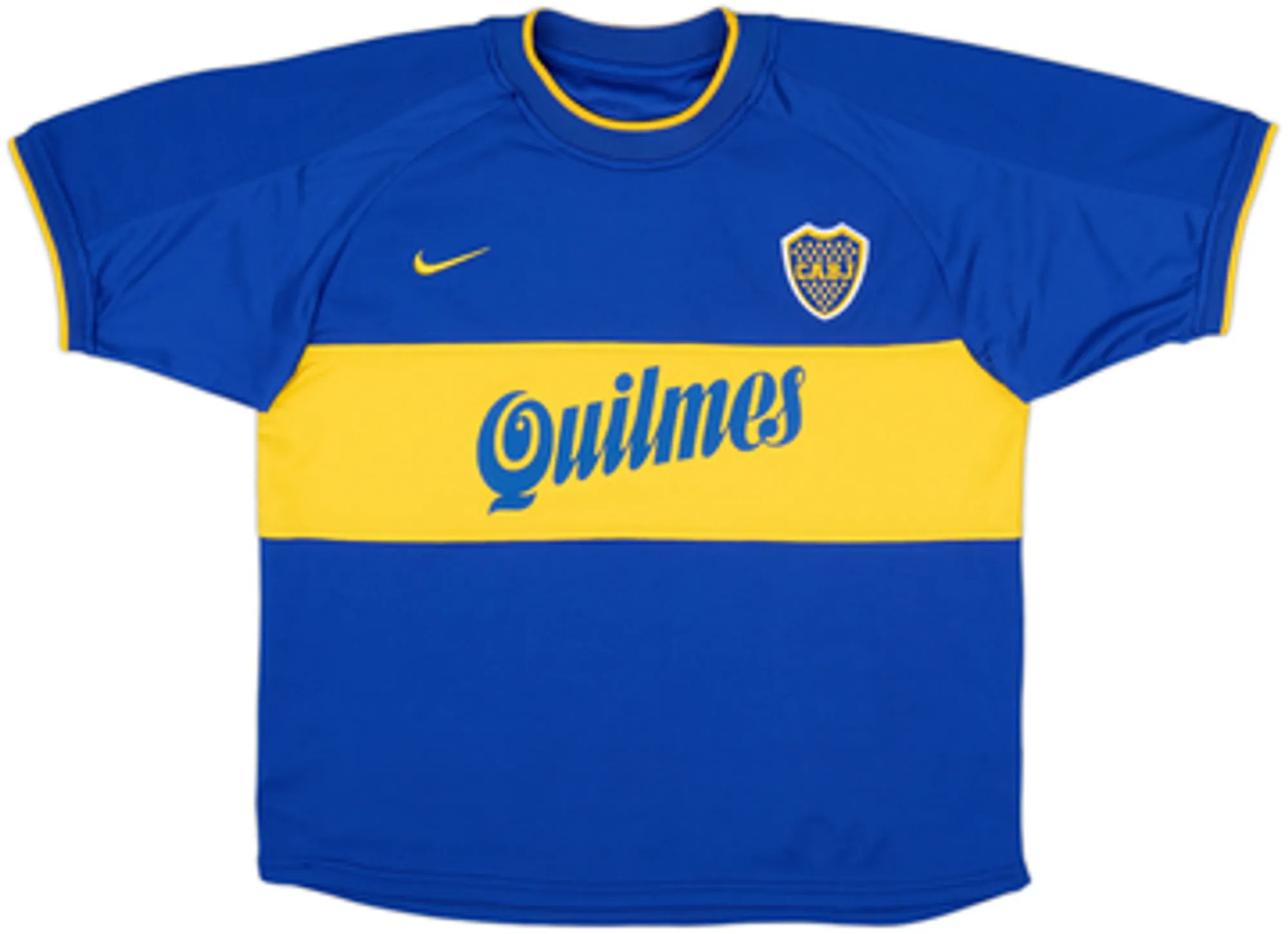 Nike Boca Juniors Boys SS Home Shirt 2000/01
