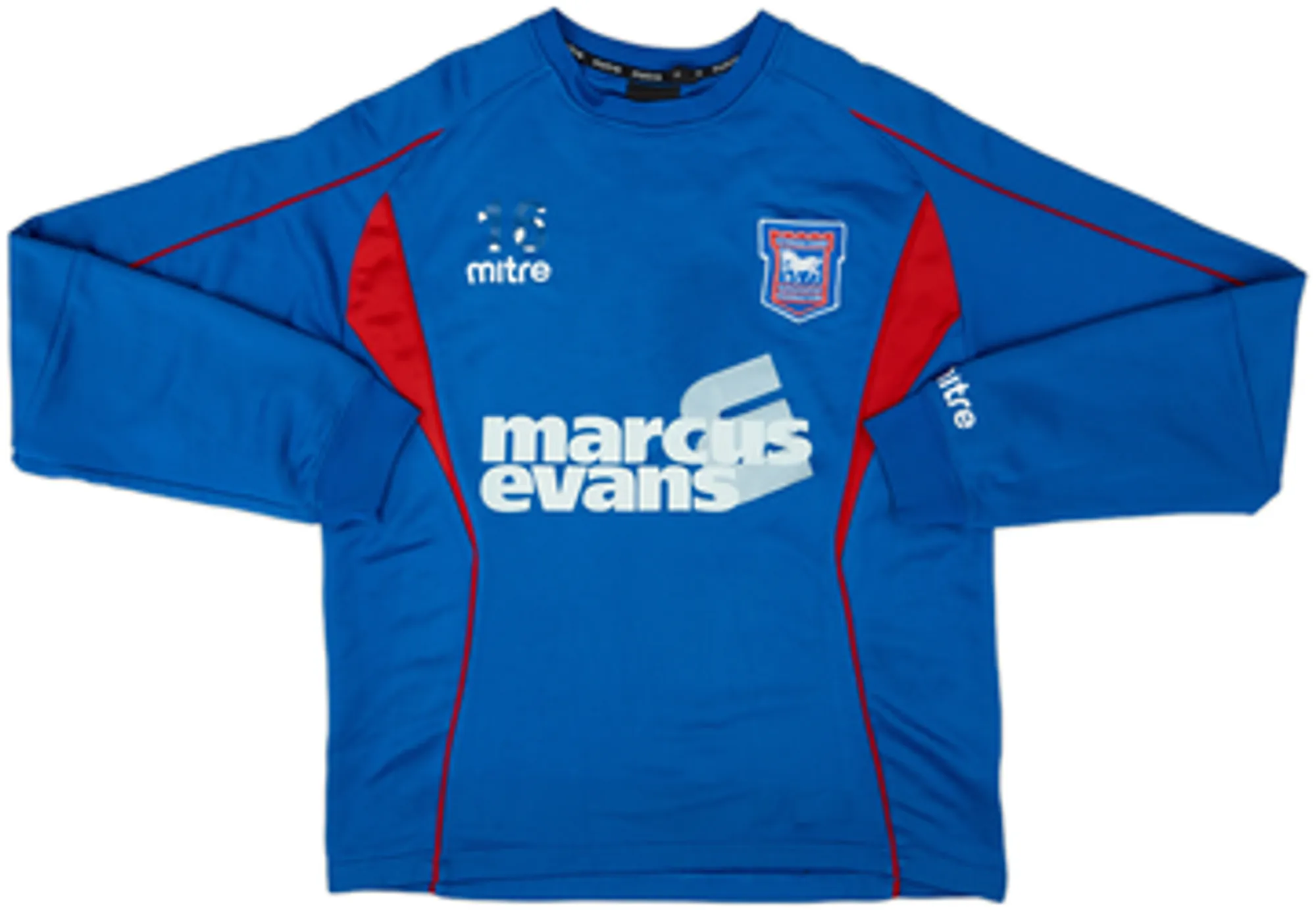 Mitre Ipswich Town Mens SS Player Issue Home Shirt 2013/14