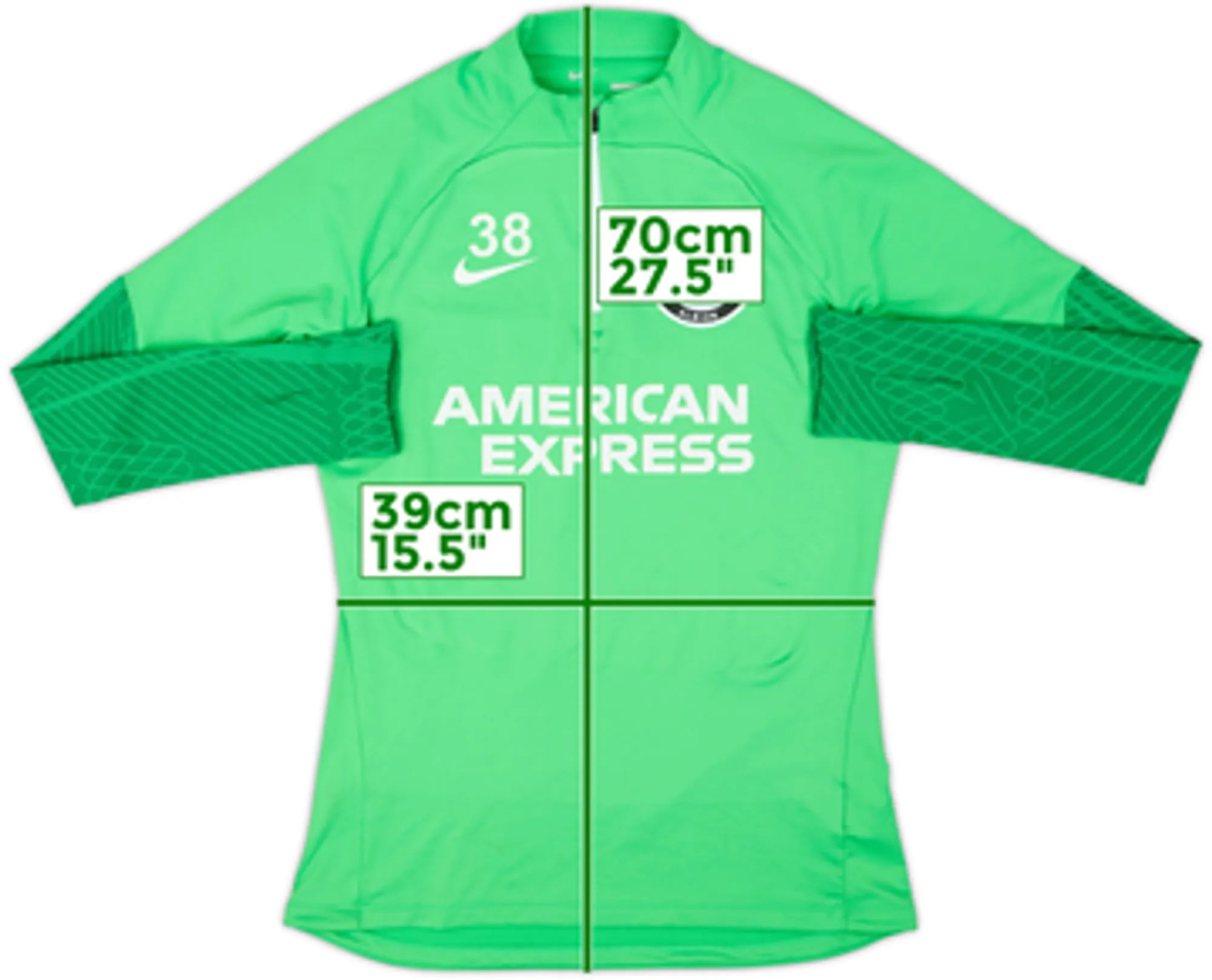 Nike Brighton & Hove Albion Mens SS Player Issue Home Shirt 2022/23