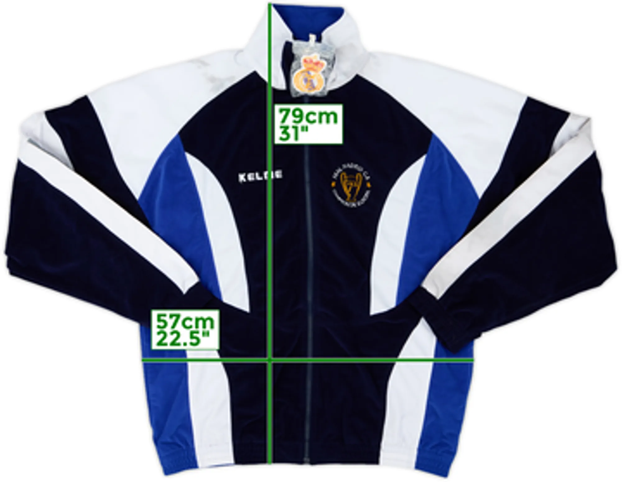 1997-98 Real Madrid Kelme Track Jacket - 5/10 - (XL)