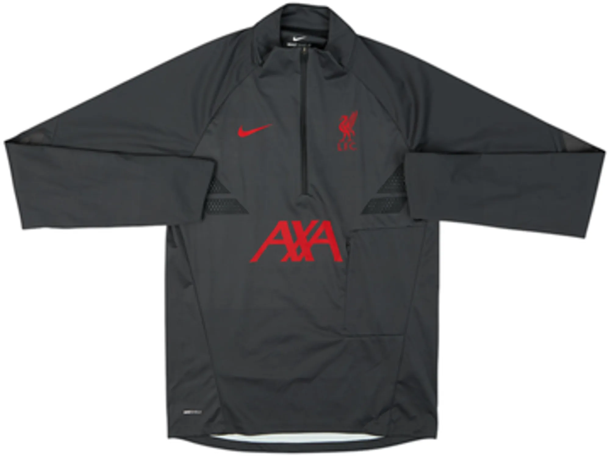 2020-21 Liverpool Player Issue 1/2 Zip Strike Drill Top - 8/10 - (S)