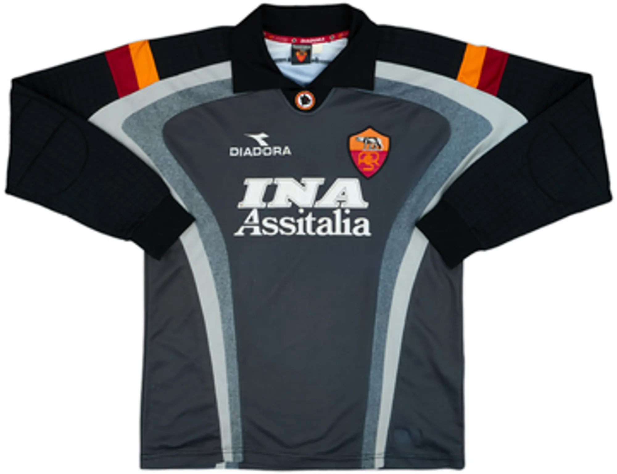Diadora Roma Mens LS Goalkeeper Home Shirt 1998/99