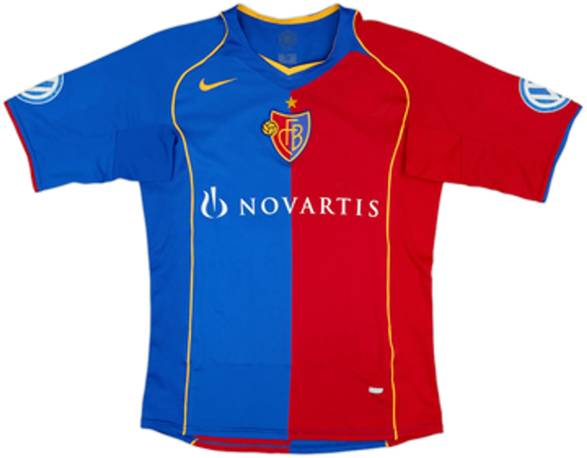 Nike FC Basel Mens SS Home Shirt 2004/05