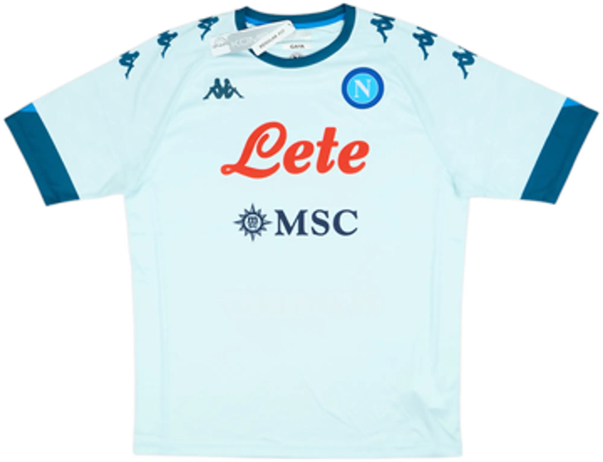 Kappa Napoli Mens SS Away Shirt 2020/21