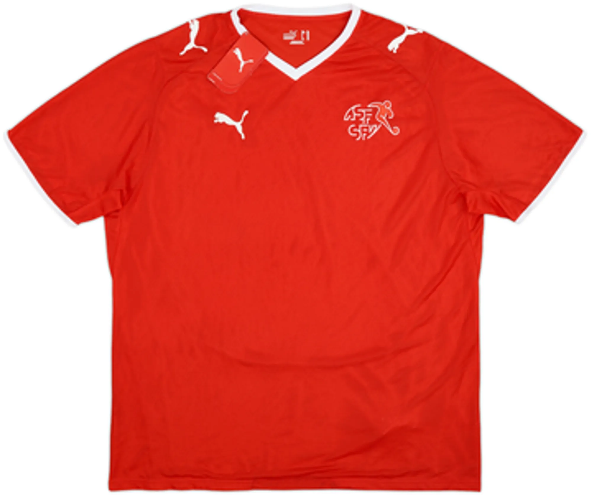 Puma Switzerland Mens SS Home Shirt 2008