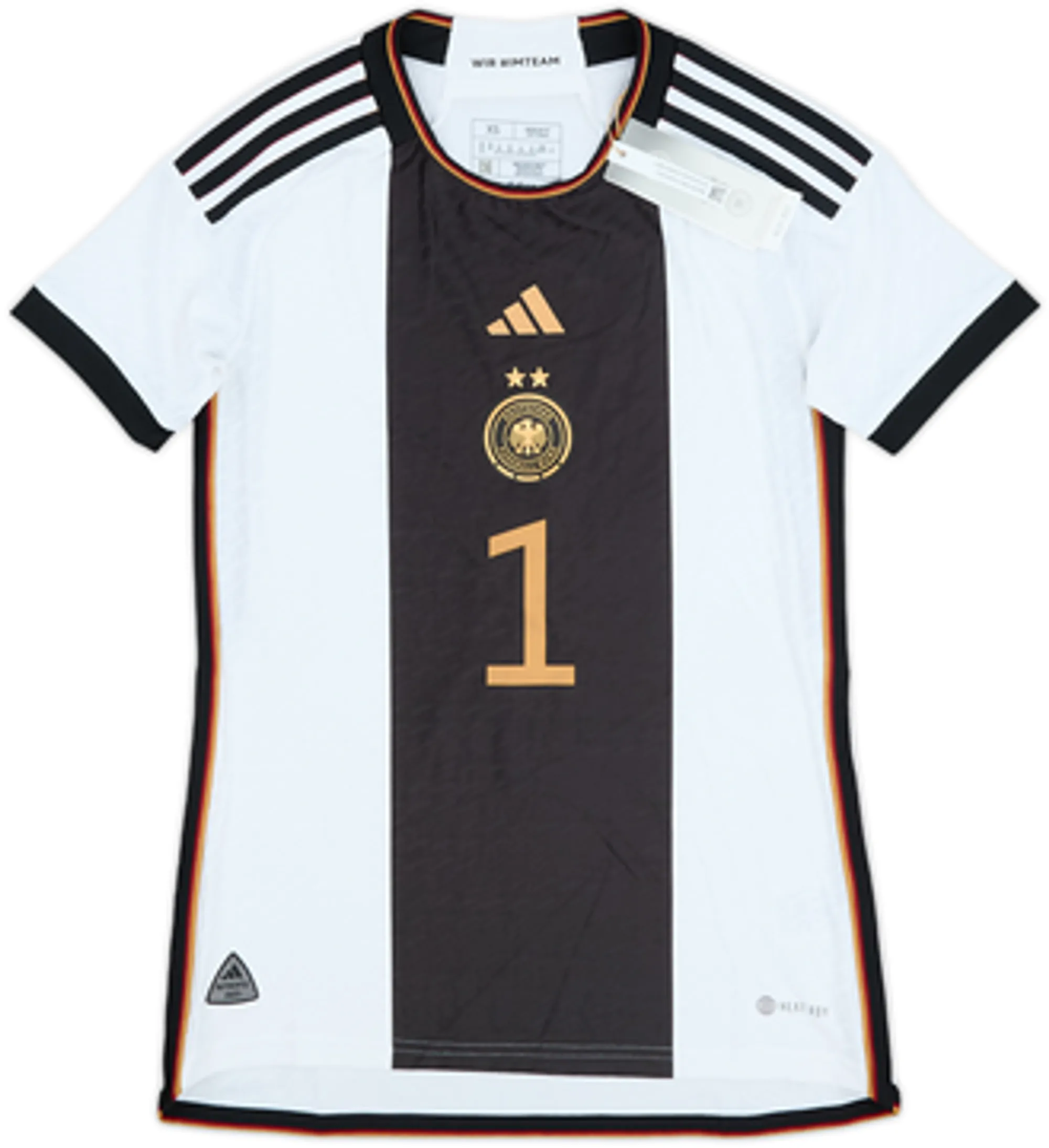 adidas Germany Womens SS Player Issue Home Shirt 2022