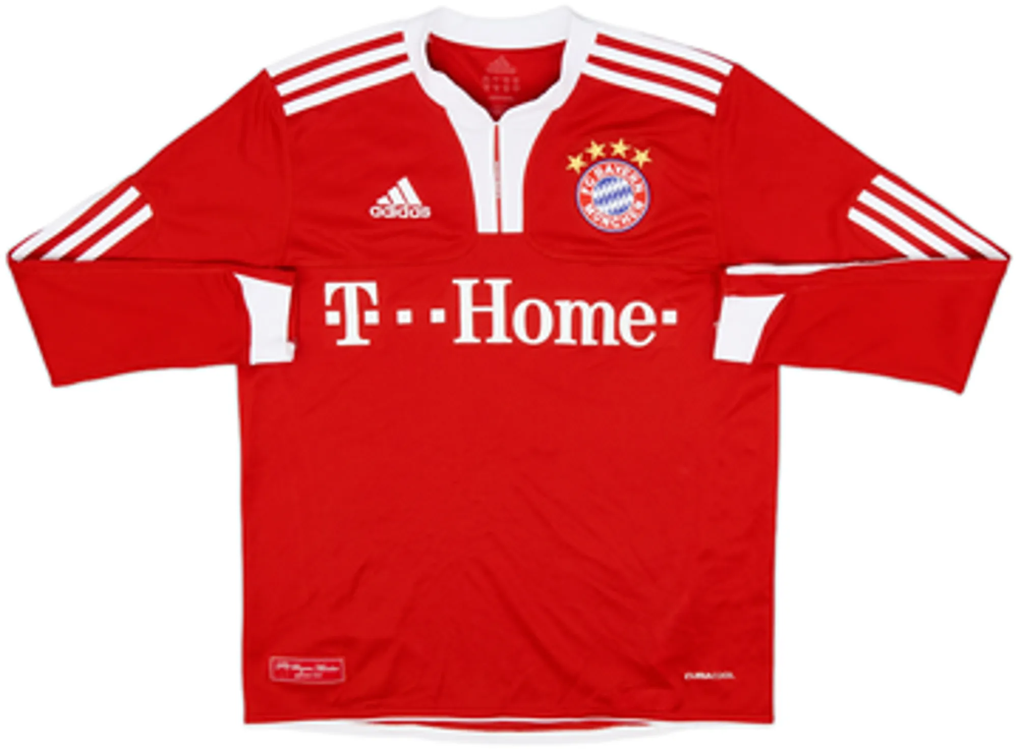 adidas Bayern Munich Boys LS Home Shirt 2009/10