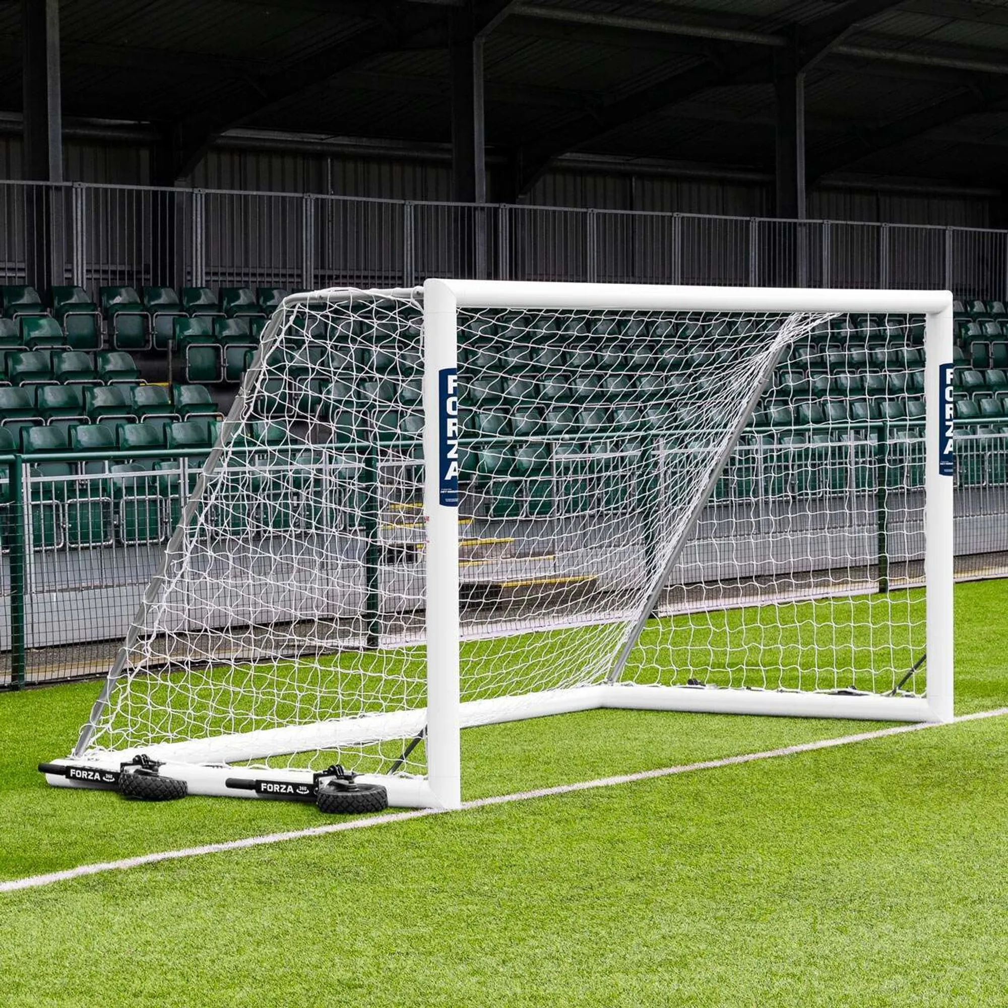 12 x 6 FORZA Alu110 Freestanding Football Goal
