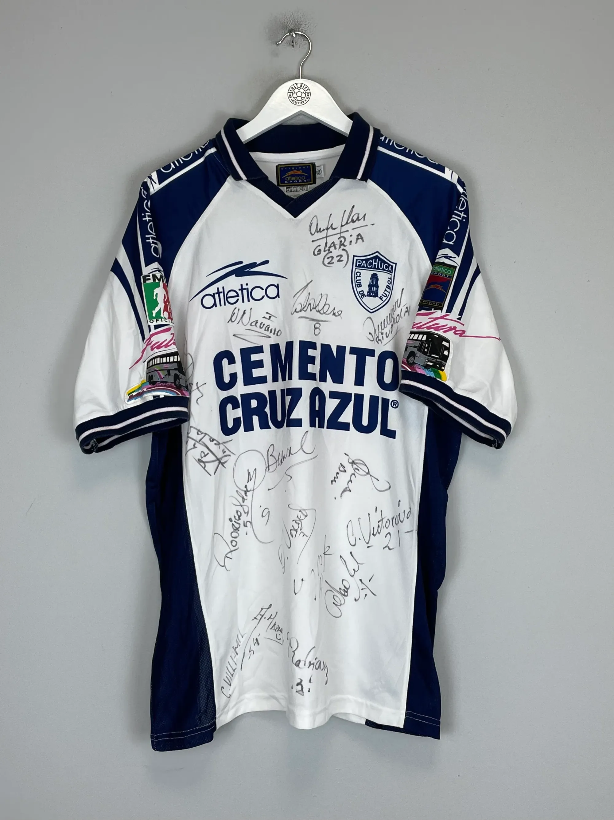 1999/00 PACHUCA #19 *SQUAD SIGNED* AWAY SHIRT (XL) ATLETICA | CULT KITS