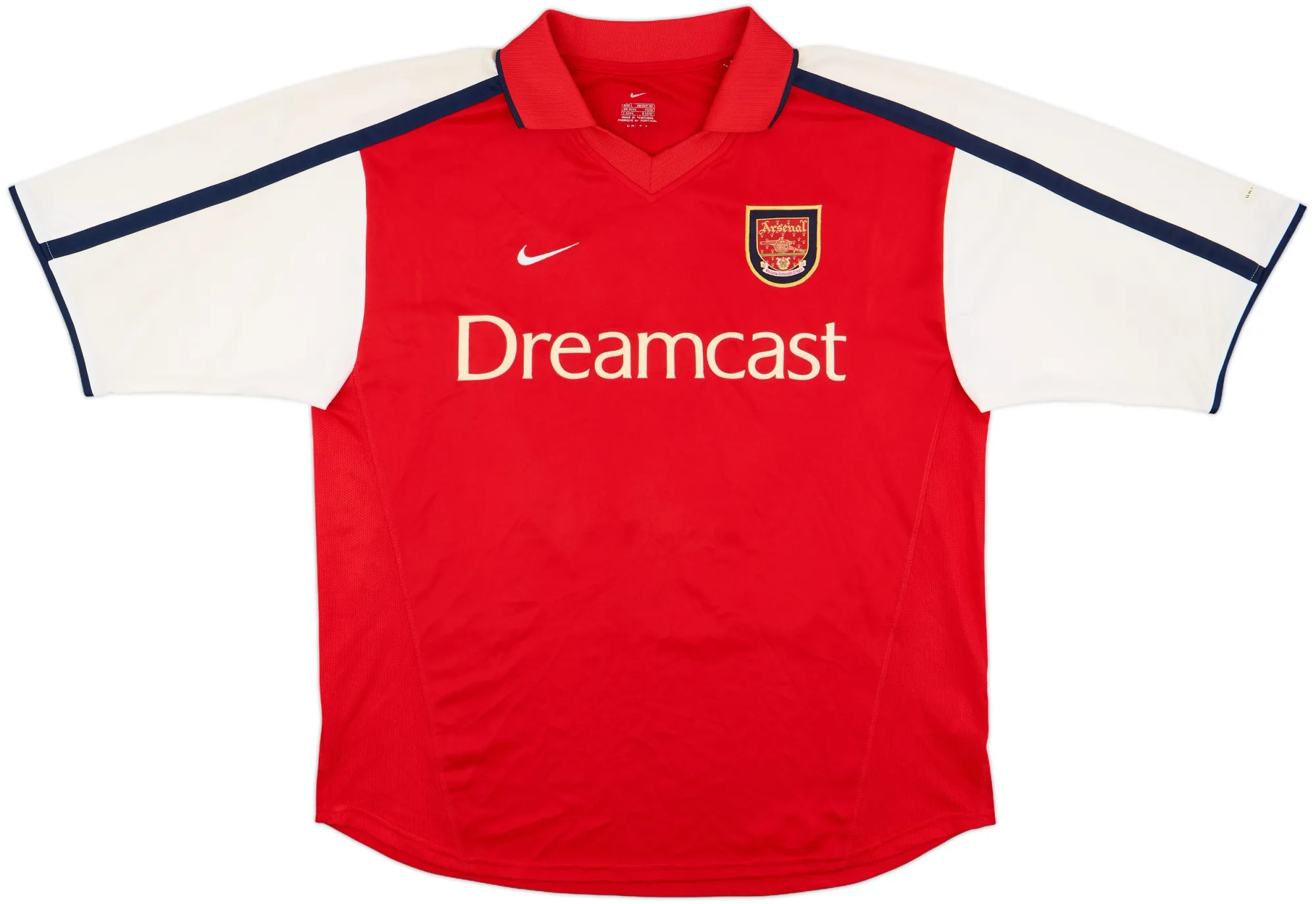 00/02 NIKE × Arsenal S/S Game Shirts Nike Arsenal Mens SS Home Shirt 2000/02 | ARSH0038687used | FOOTY.COM