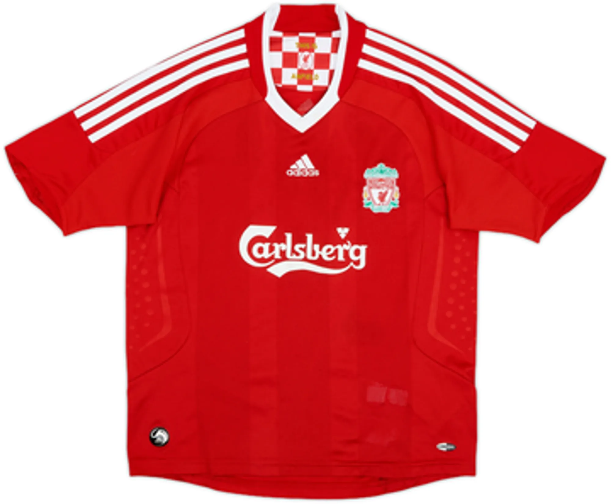 adidas Liverpool Boys SS Home Shirt 2008/10