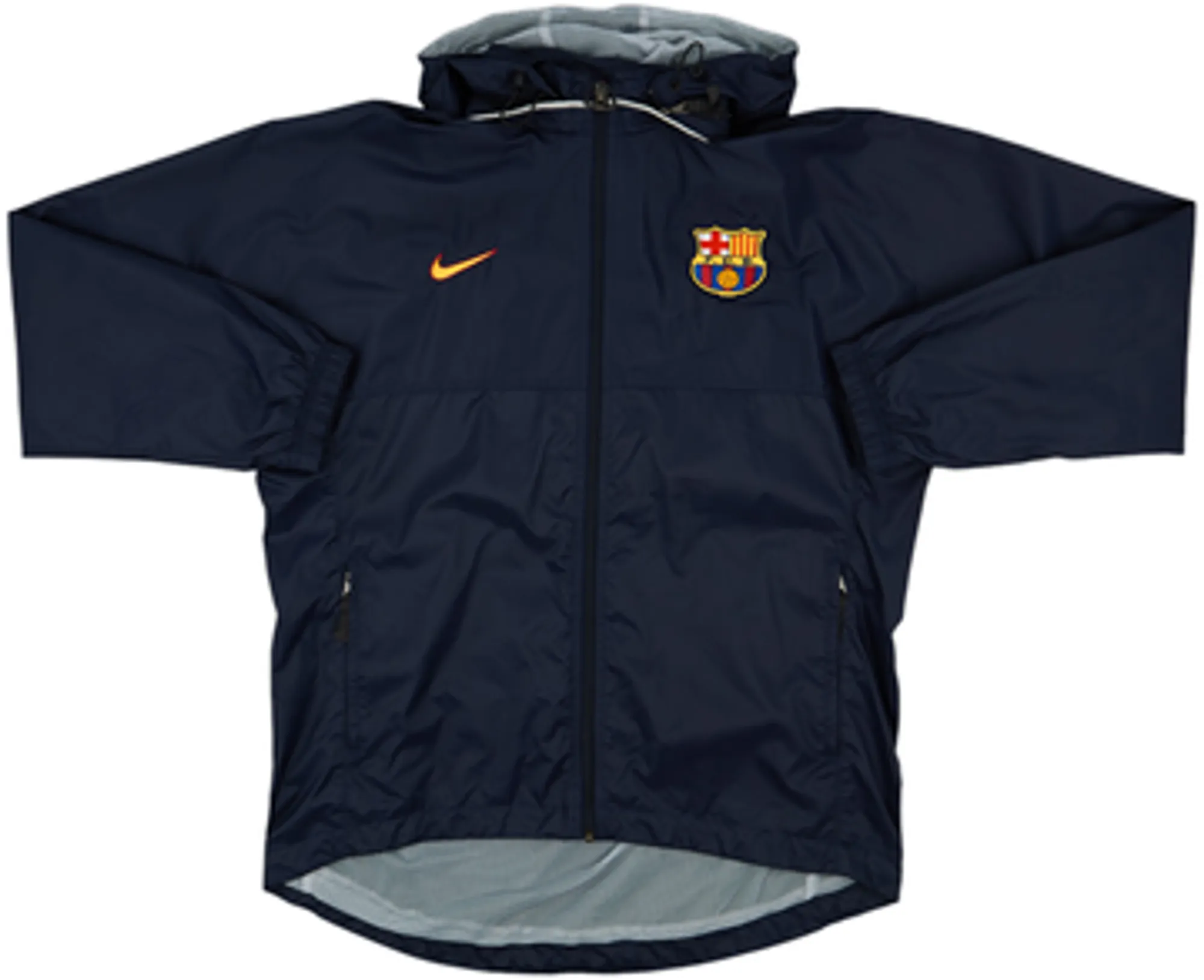 1999-00 Barcelona Nike Hooded Rain Jacket - 9/10 - (M)