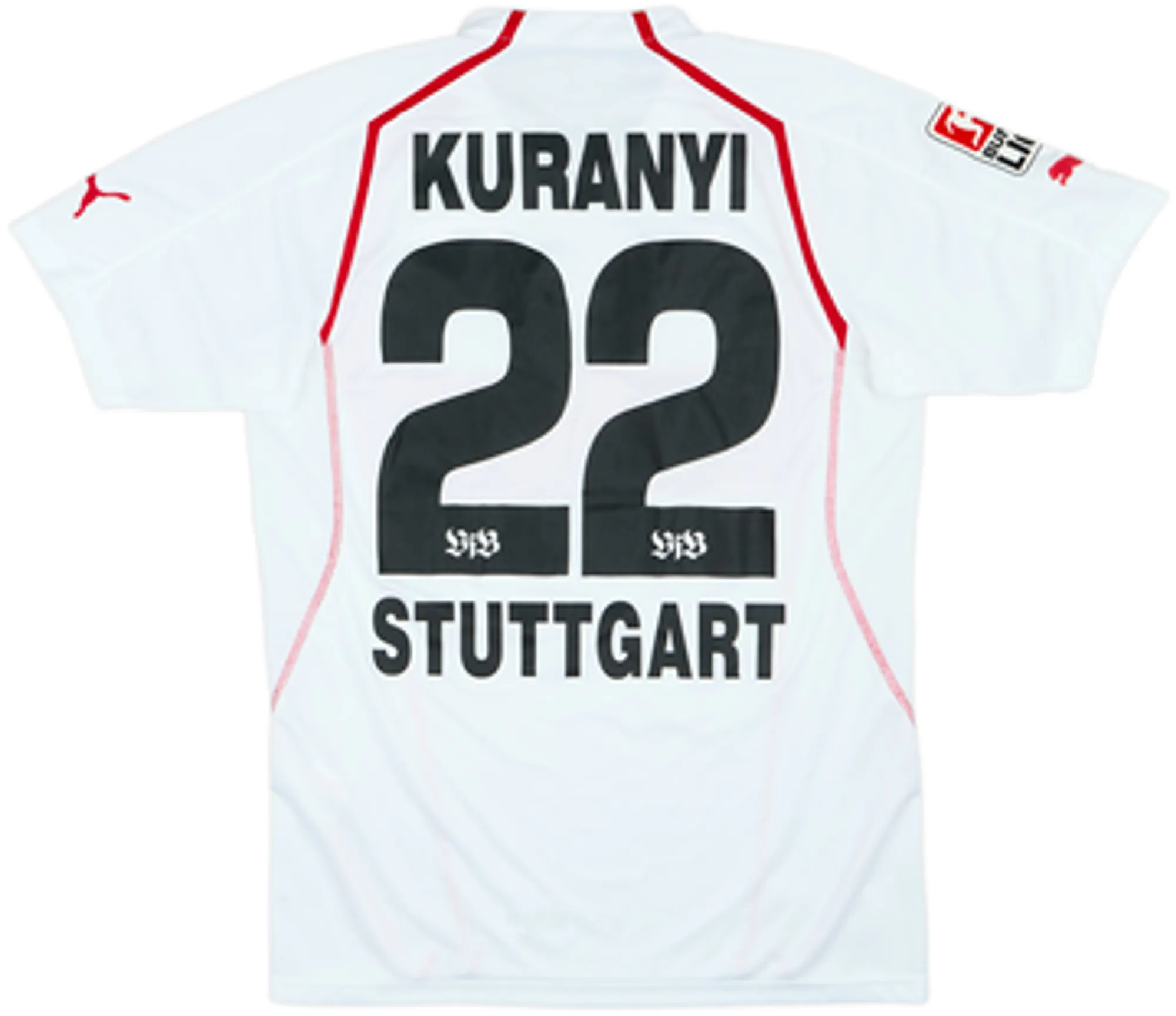 Puma Stuttgart Mens SS Home Shirt 2004/05
