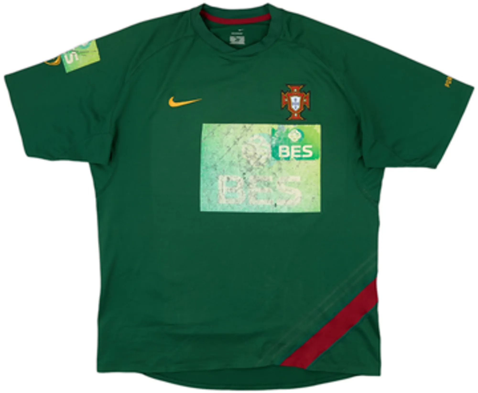 Nike Portugal Mens SS Player Issue Home Shirt 2006