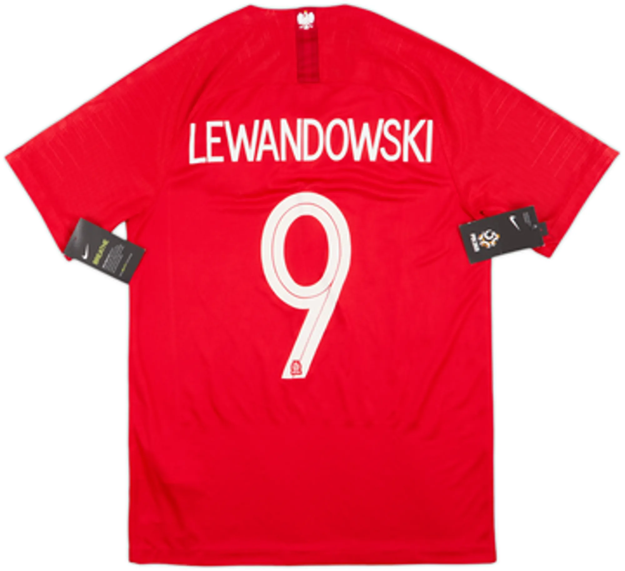 Nike Poland Mens SS Away Shirt 2018