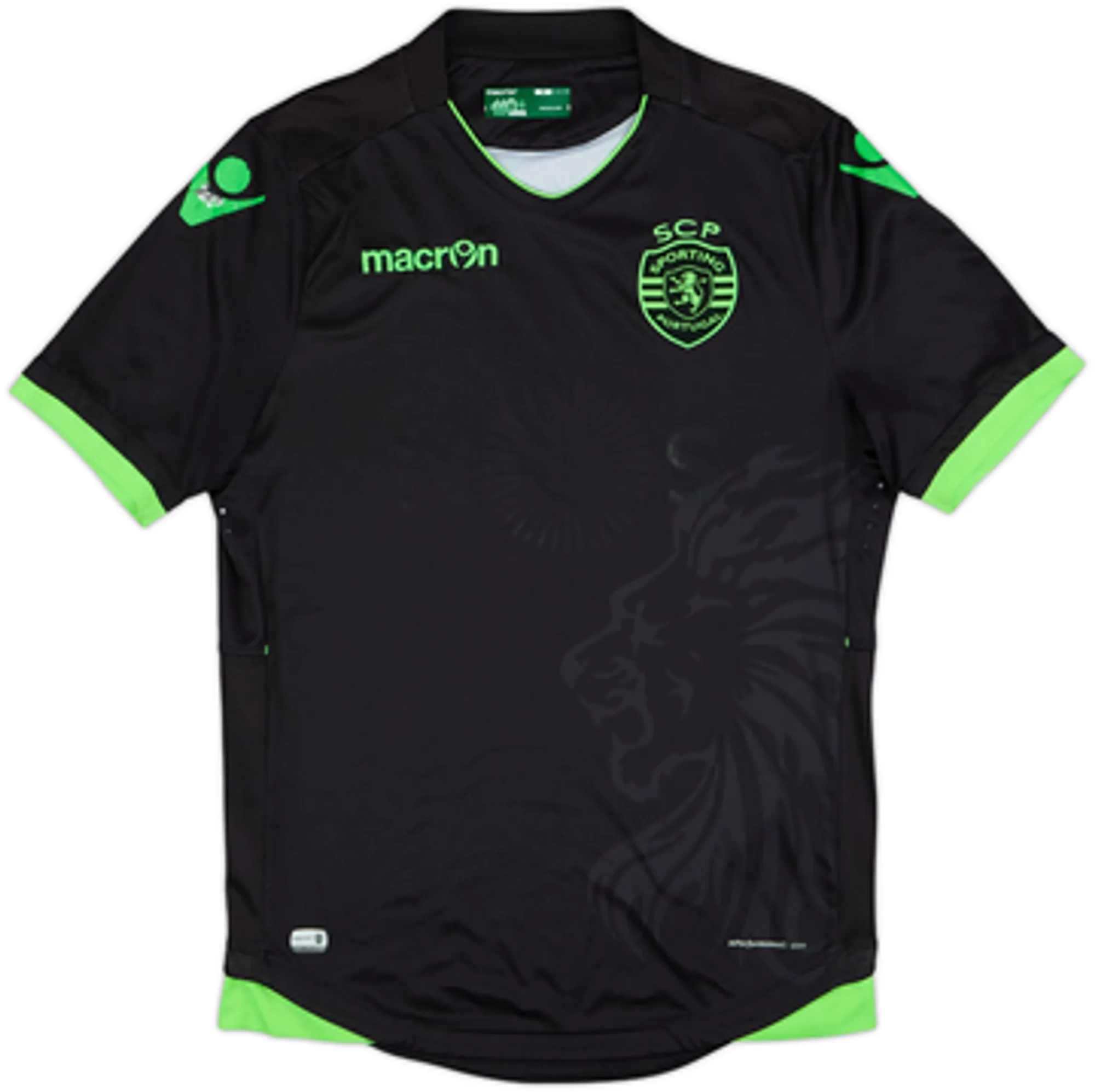 Macron Sporting Lisbon Mens SS Away Shirt 2016/17