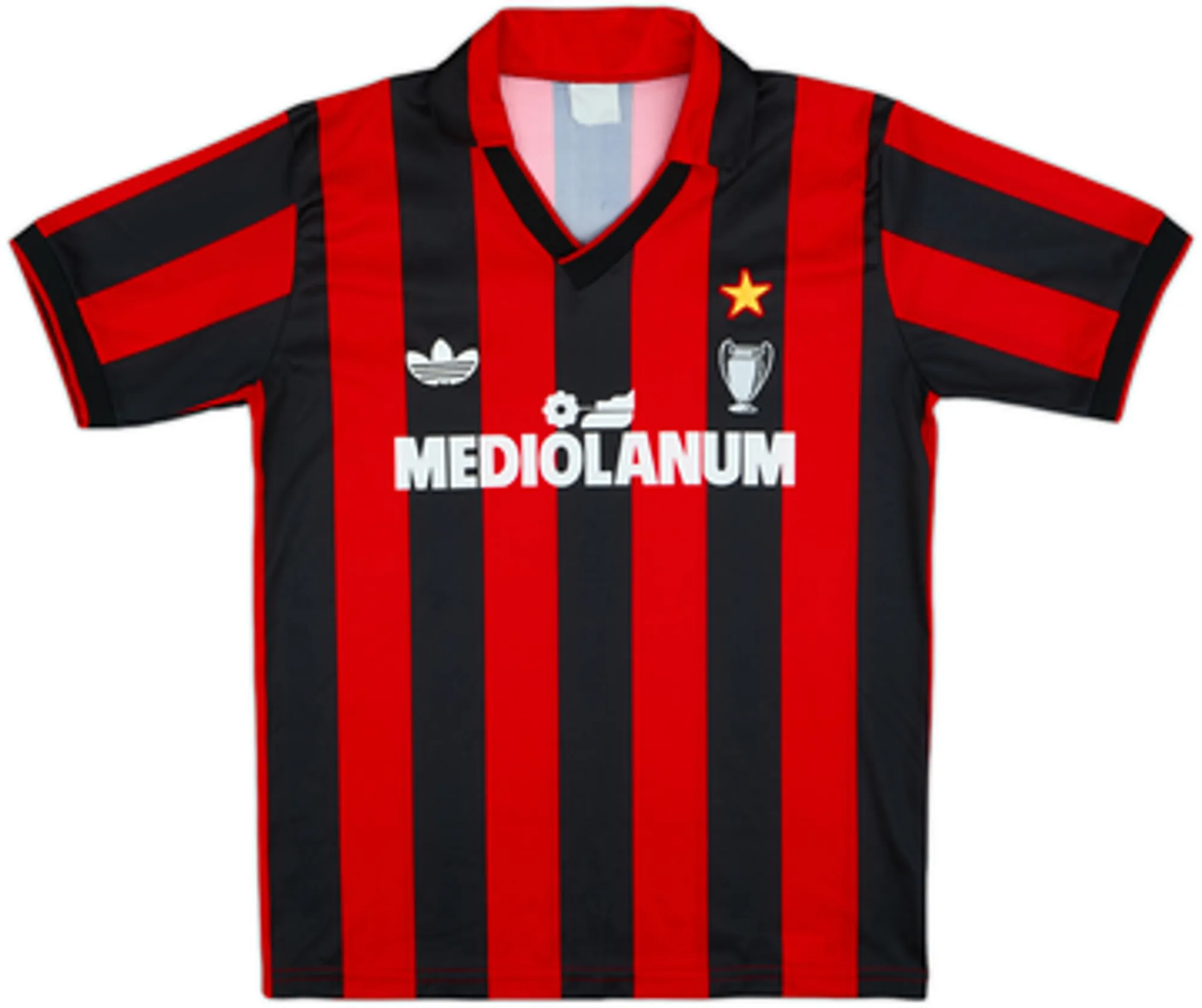 adidas AC Milan Mens SS Home Shirt 1990/91