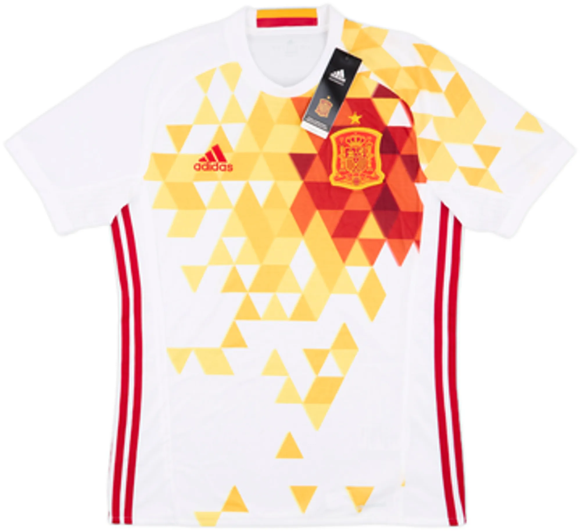 adidas Spain Mens SS Away Shirt 2016