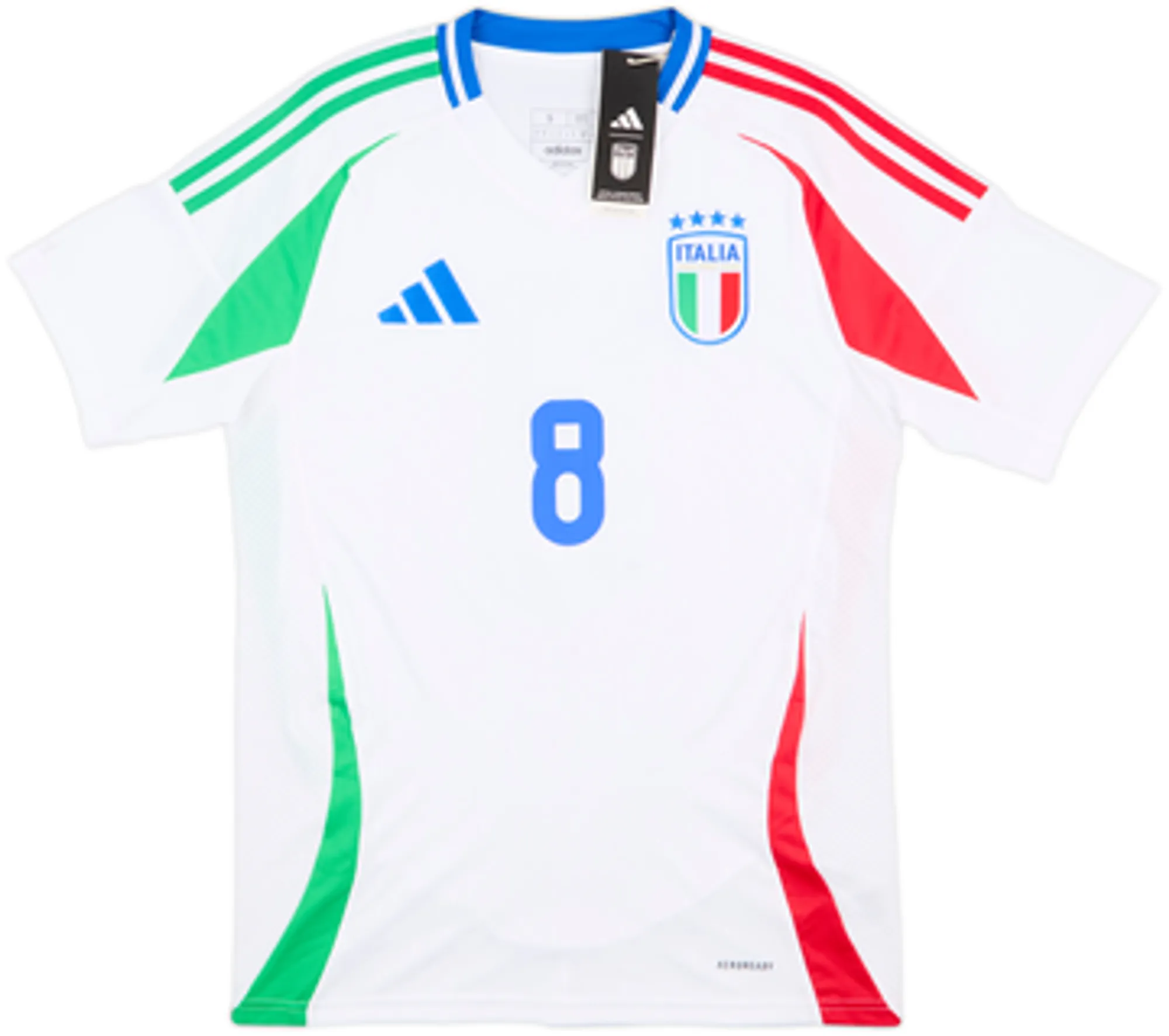 adidas Italy Mens SS Away Shirt 2024
