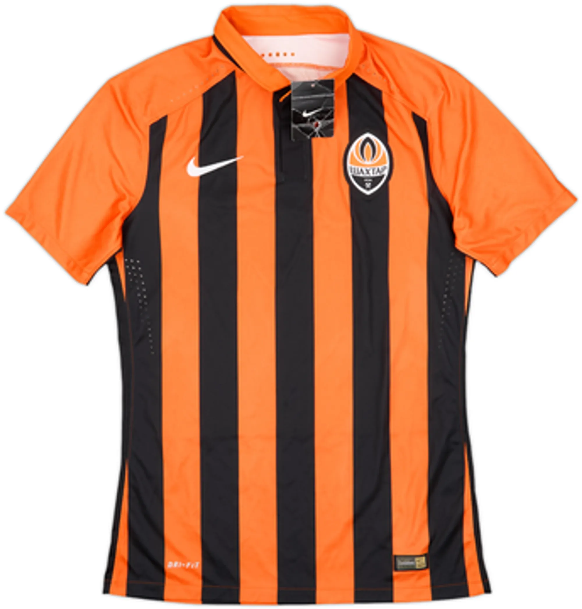 Nike Shakhtar Donetsk Mens SS Player Issue Home Shirt 2015/17