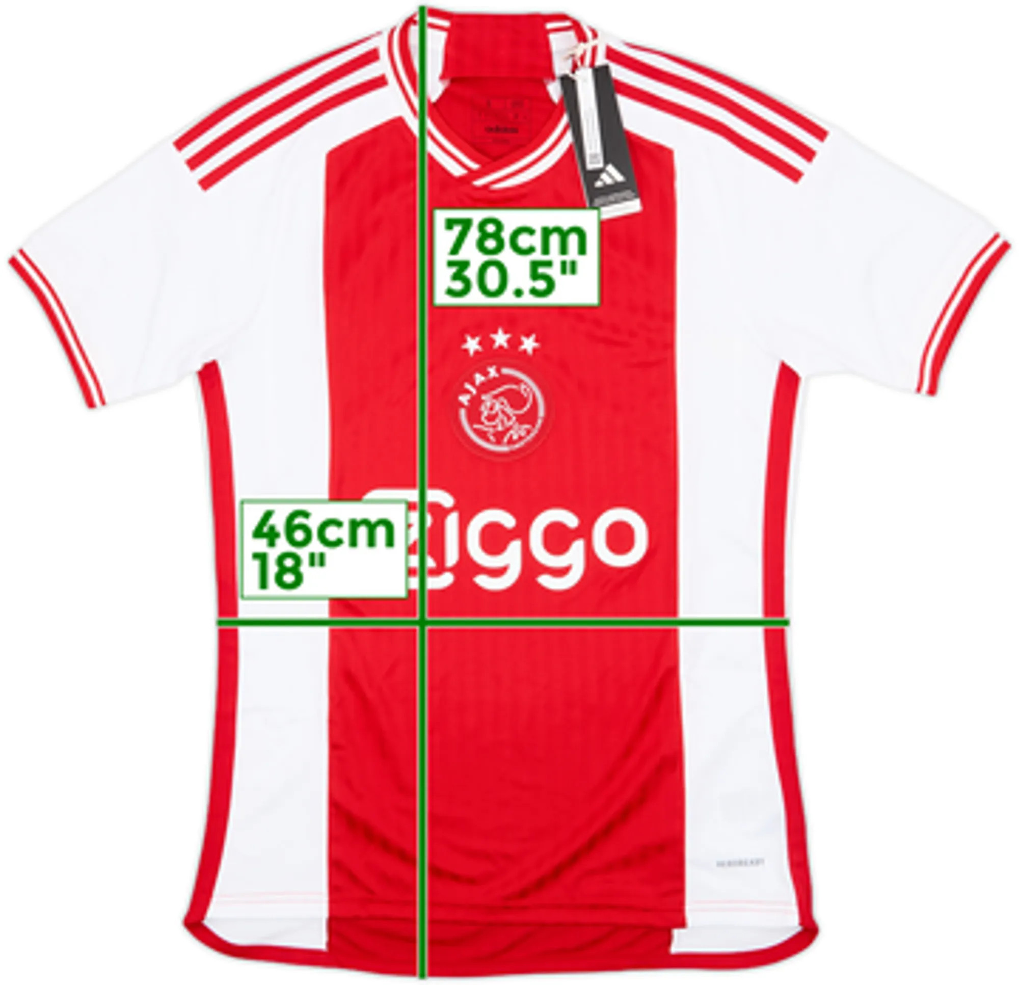 adidas Ajax Mens SS Home Shirt 2023/24