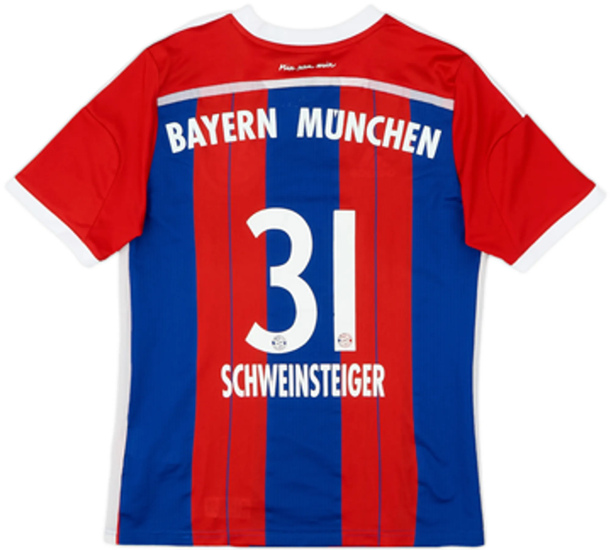 adidas Bayern Munich Boys SS Home Shirt 2014/15