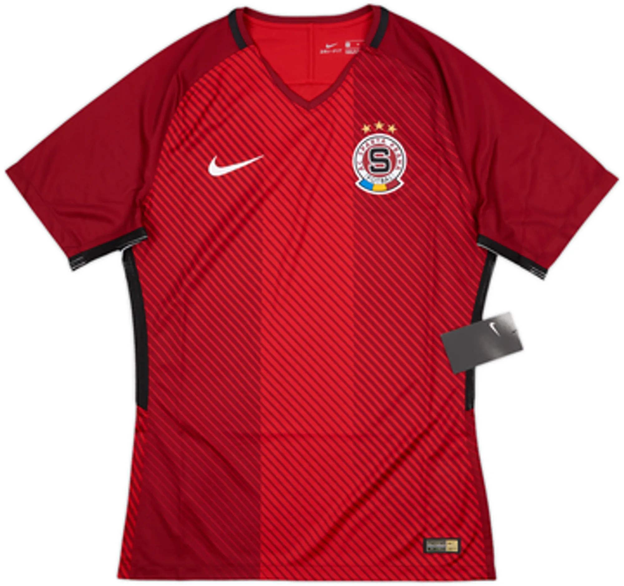 Nike Sparta Prague Mens SS Player Issue Home Shirt 2017/18