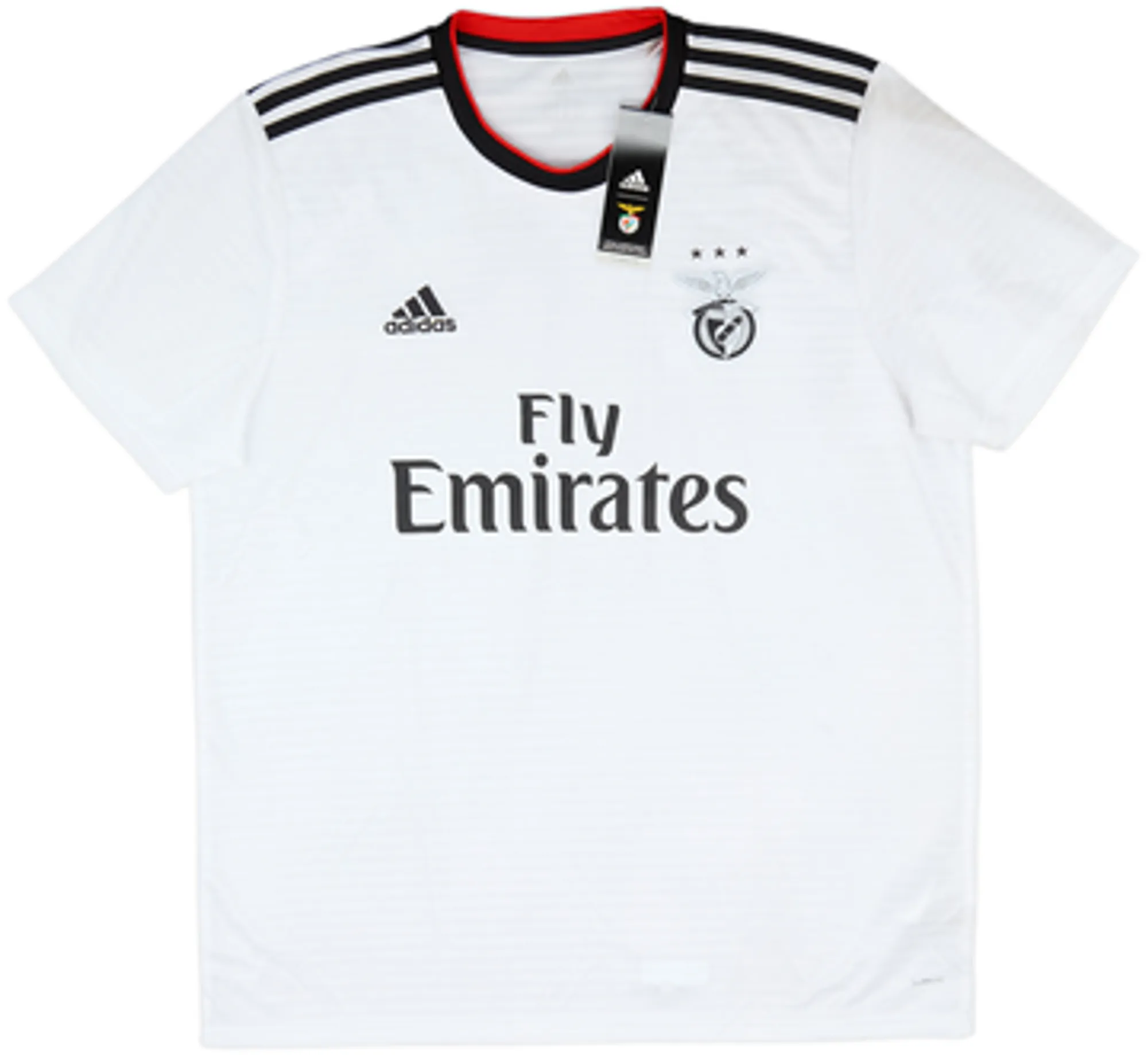 adidas Benfica Mens SS Away Shirt 2018/19