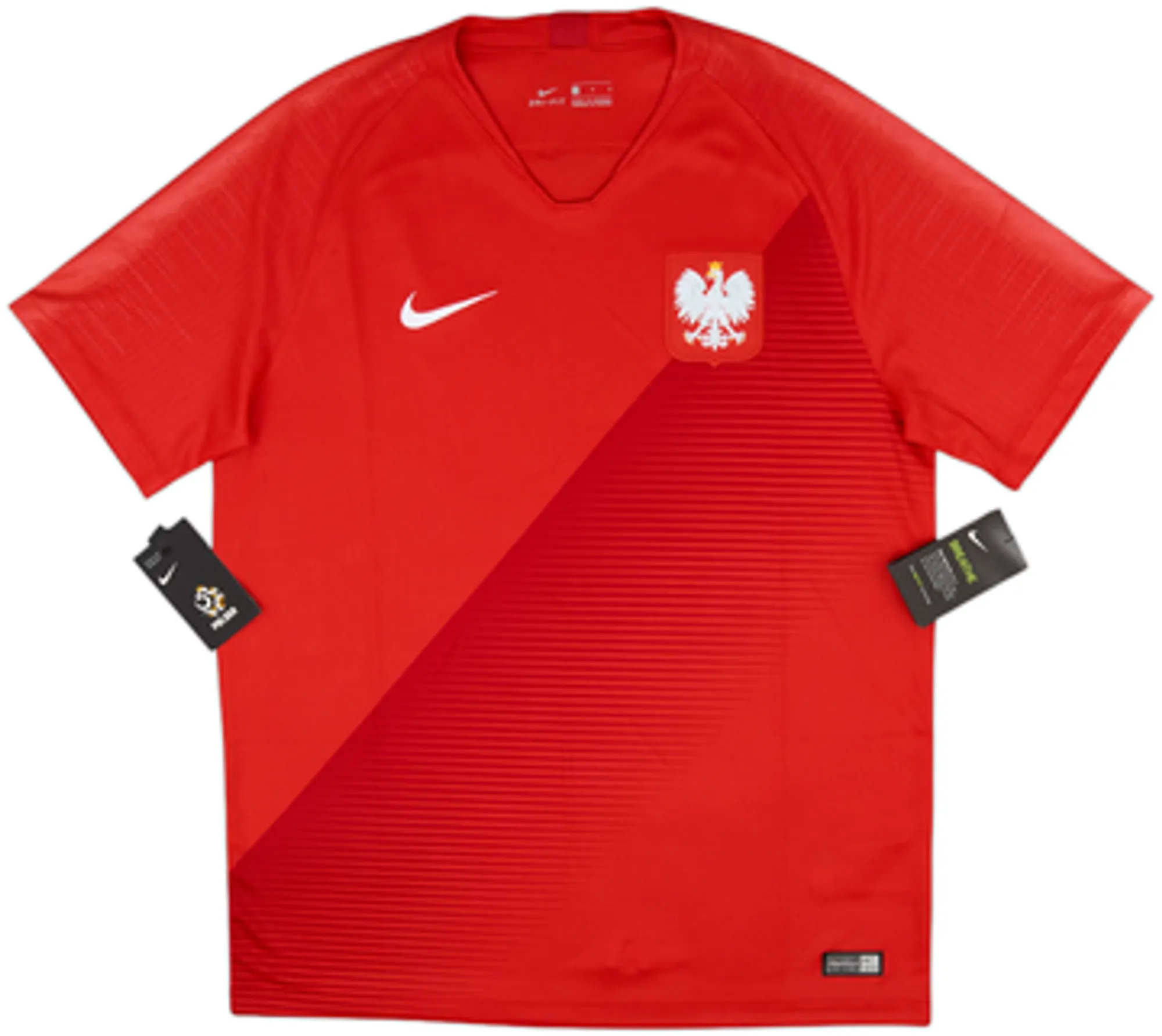 Nike Poland Mens SS Away Shirt 2018