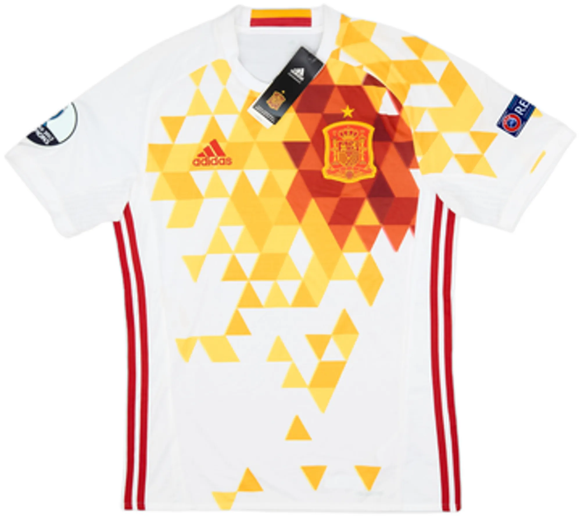 adidas Spain Mens SS Away Shirt 2016