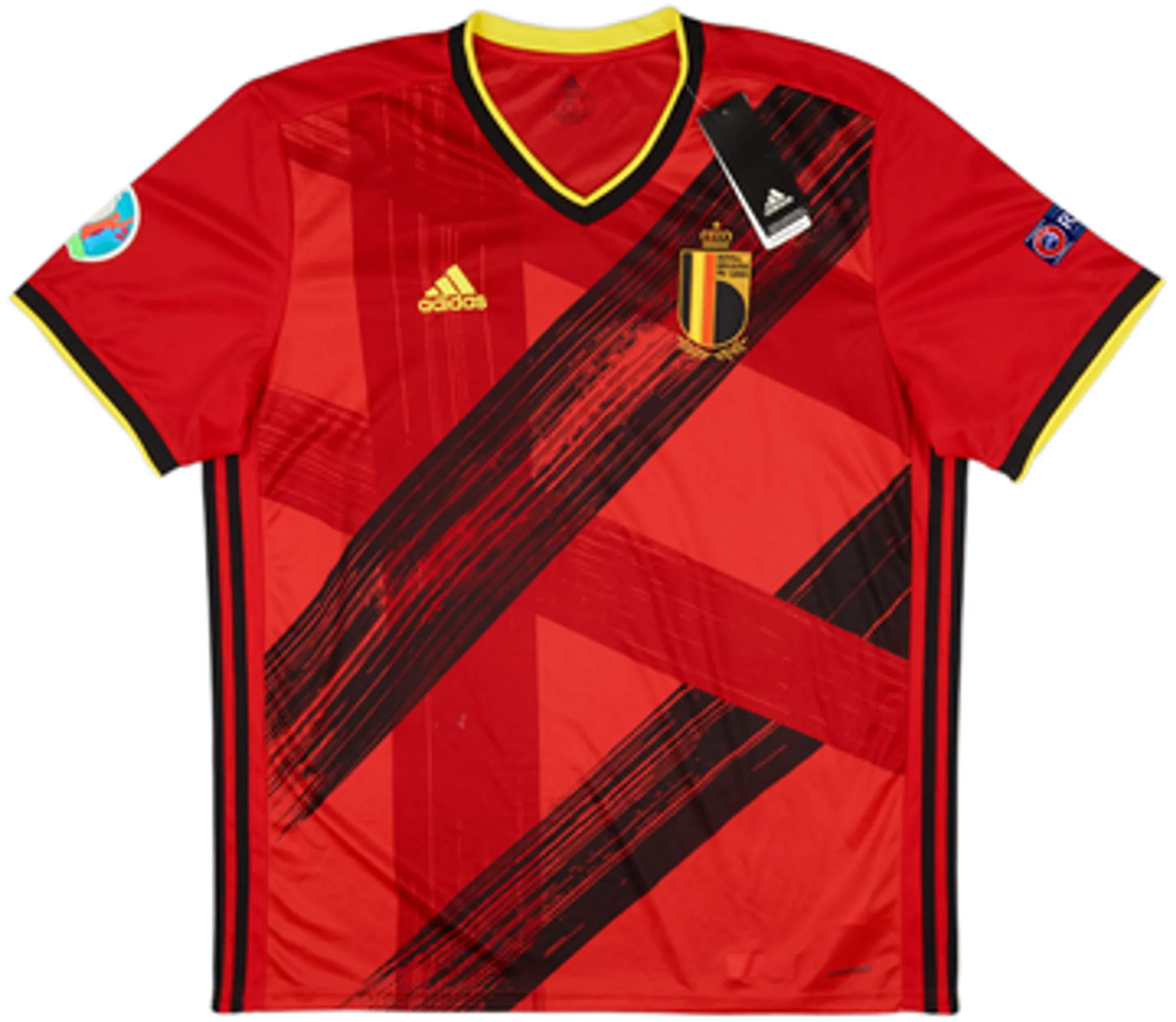 adidas Belgium Mens SS Home Shirt 2020
