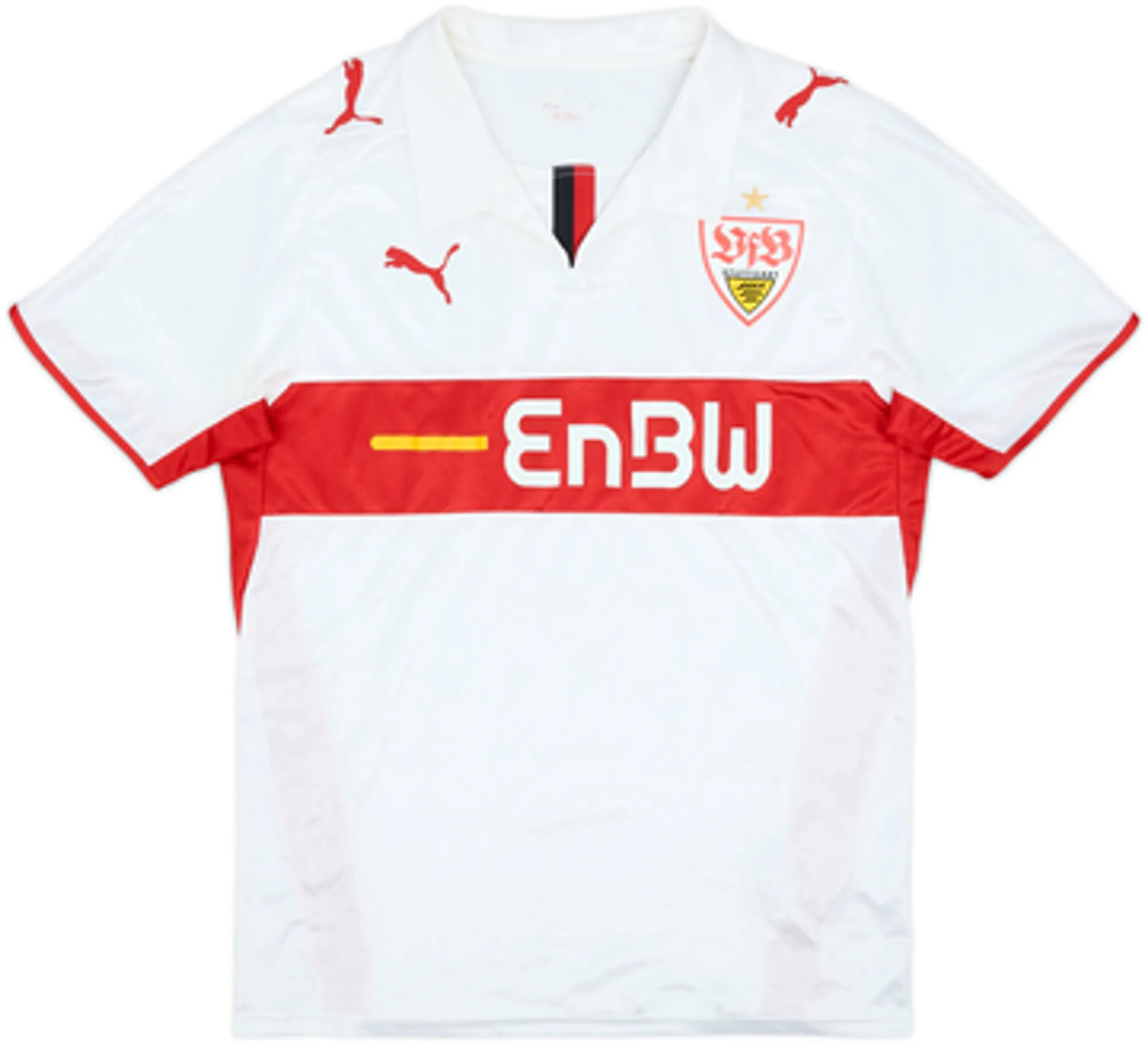 Puma Stuttgart Mens SS Home Shirt 2008/09