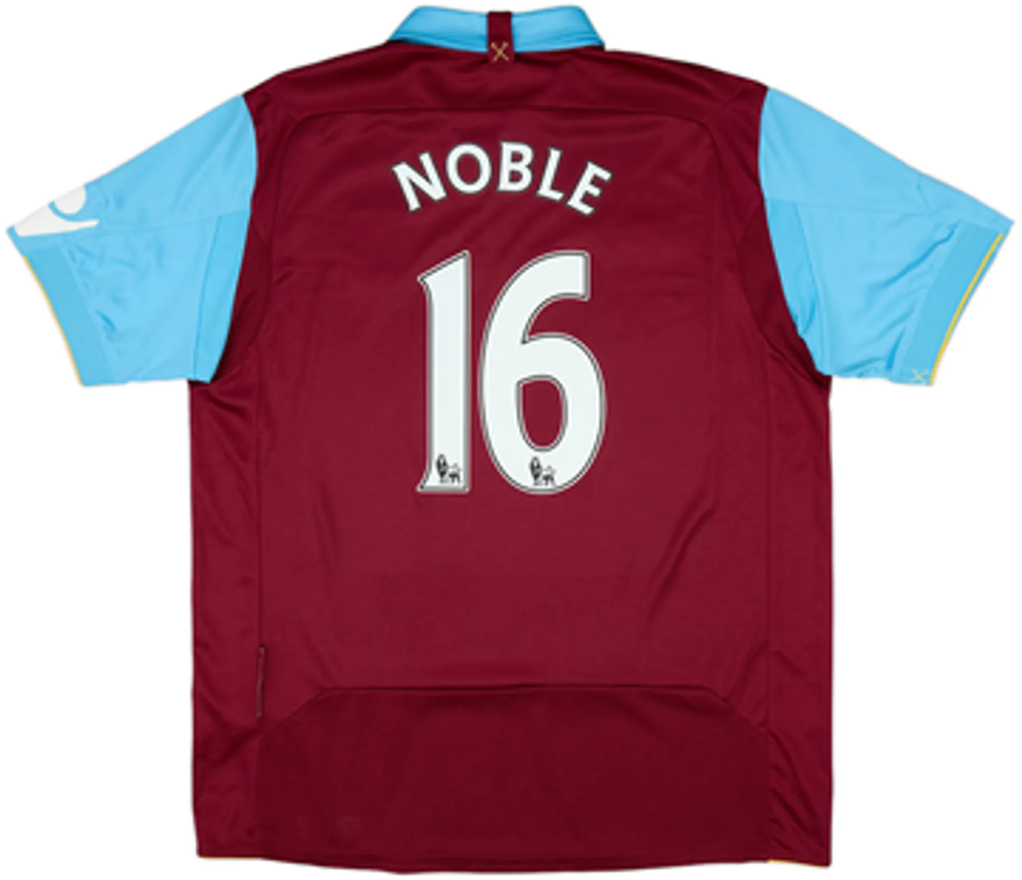 Macron West Ham United Mens SS Home Shirt 2010/11