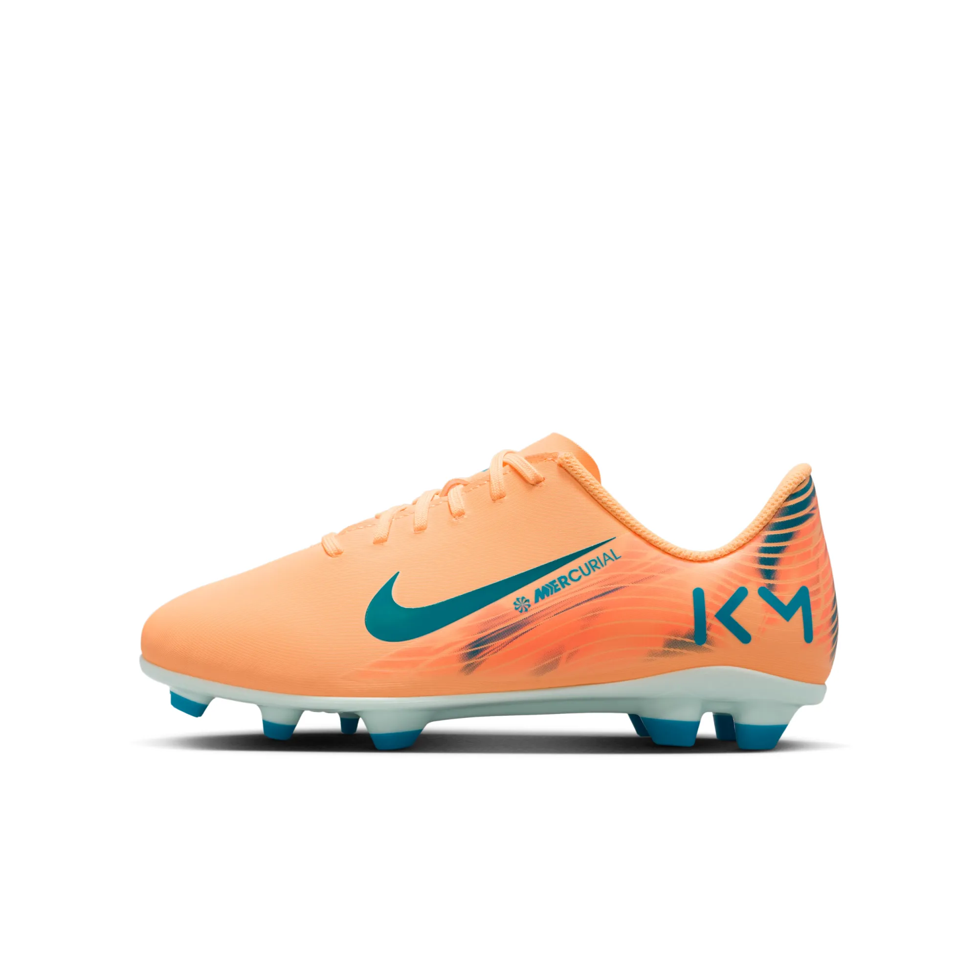 Nike Jr. Mercurial Vapor 16 Club 'Kylian Mbappé' Older Kids' MG Low-Top Football Boot - Orange