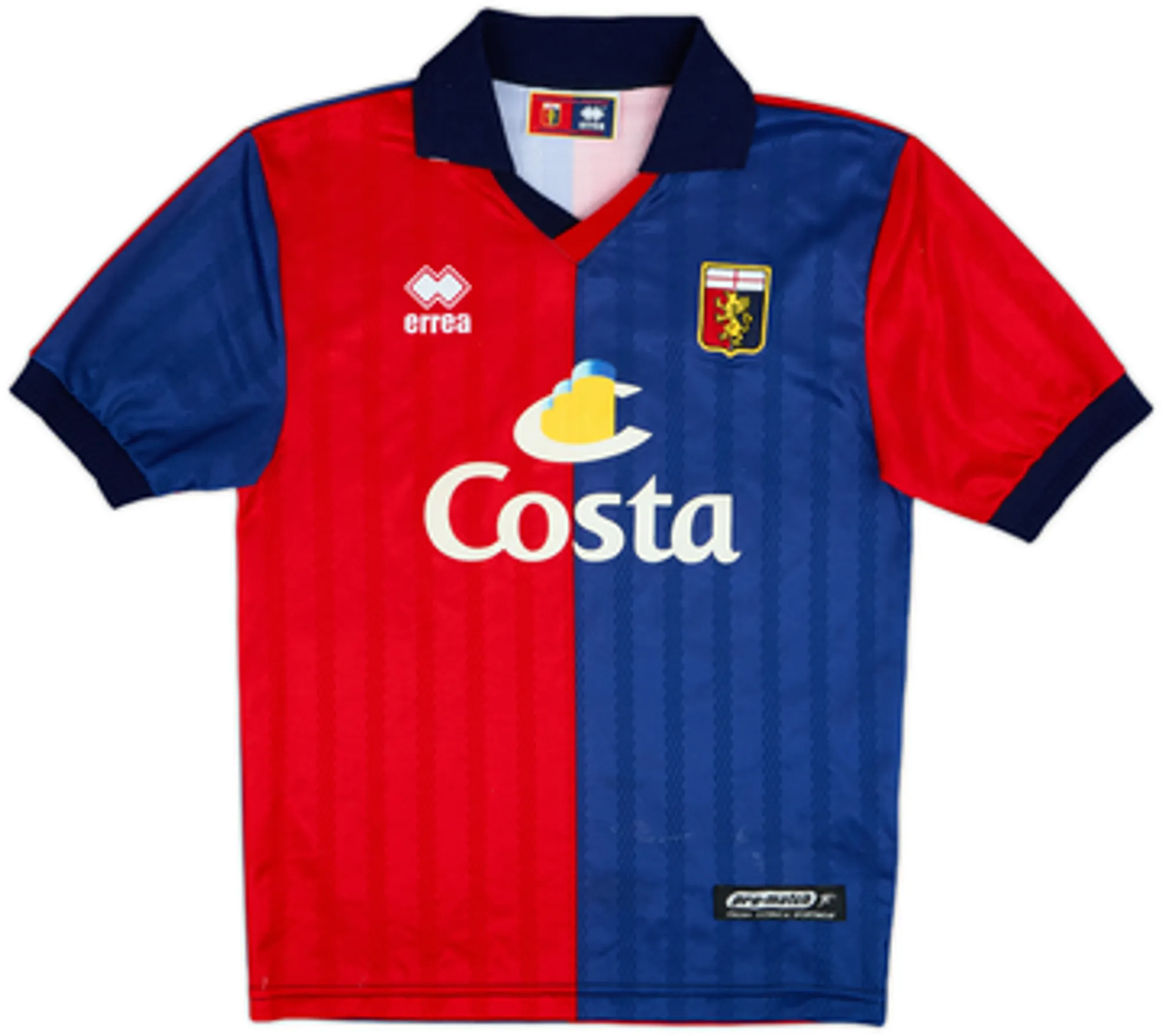 Errea Genoa Boys SS Home Shirt 2002/03