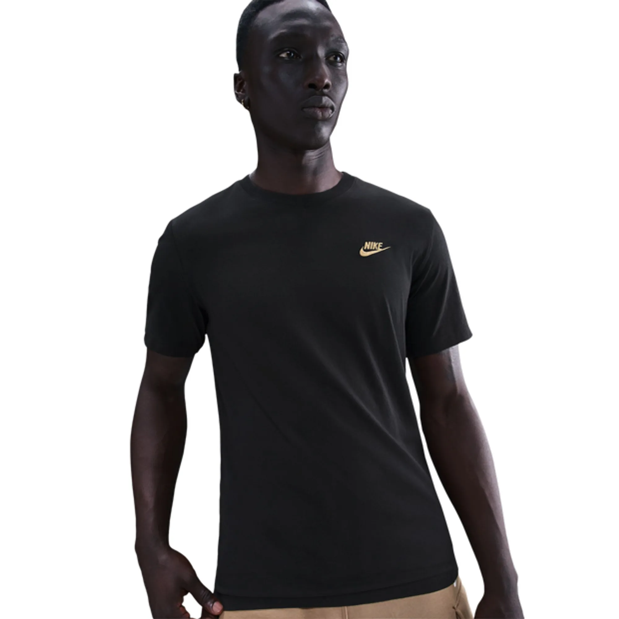 Nike Club Men T-Shirts - Black