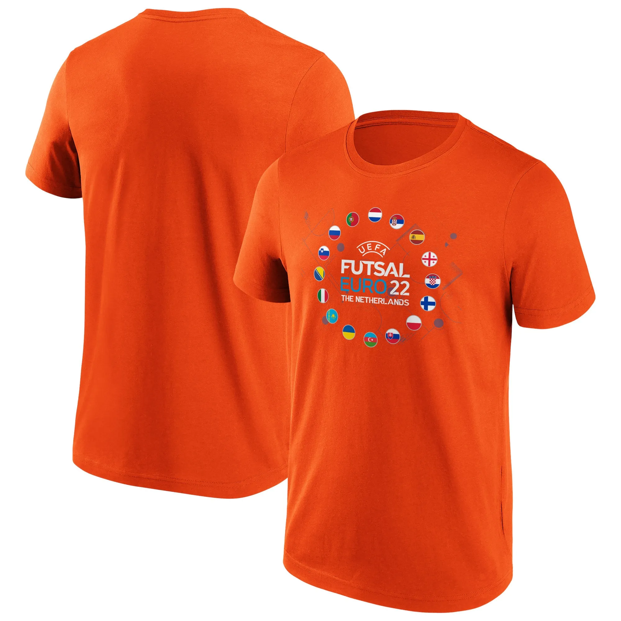 . Futsal 2022 Flag Graphic T-Shirt - Orange