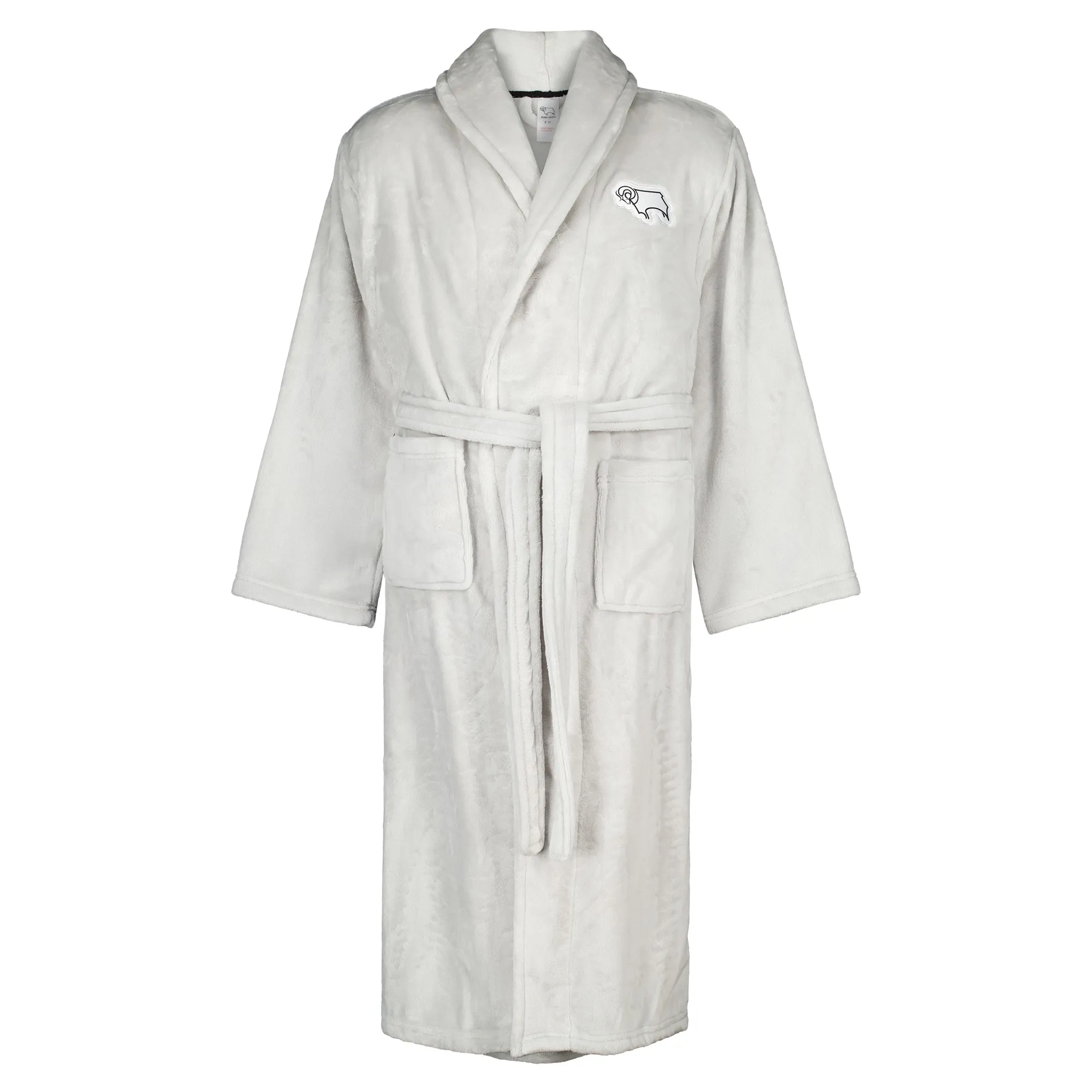 Derby County Dressing Gown - Grey - Womens