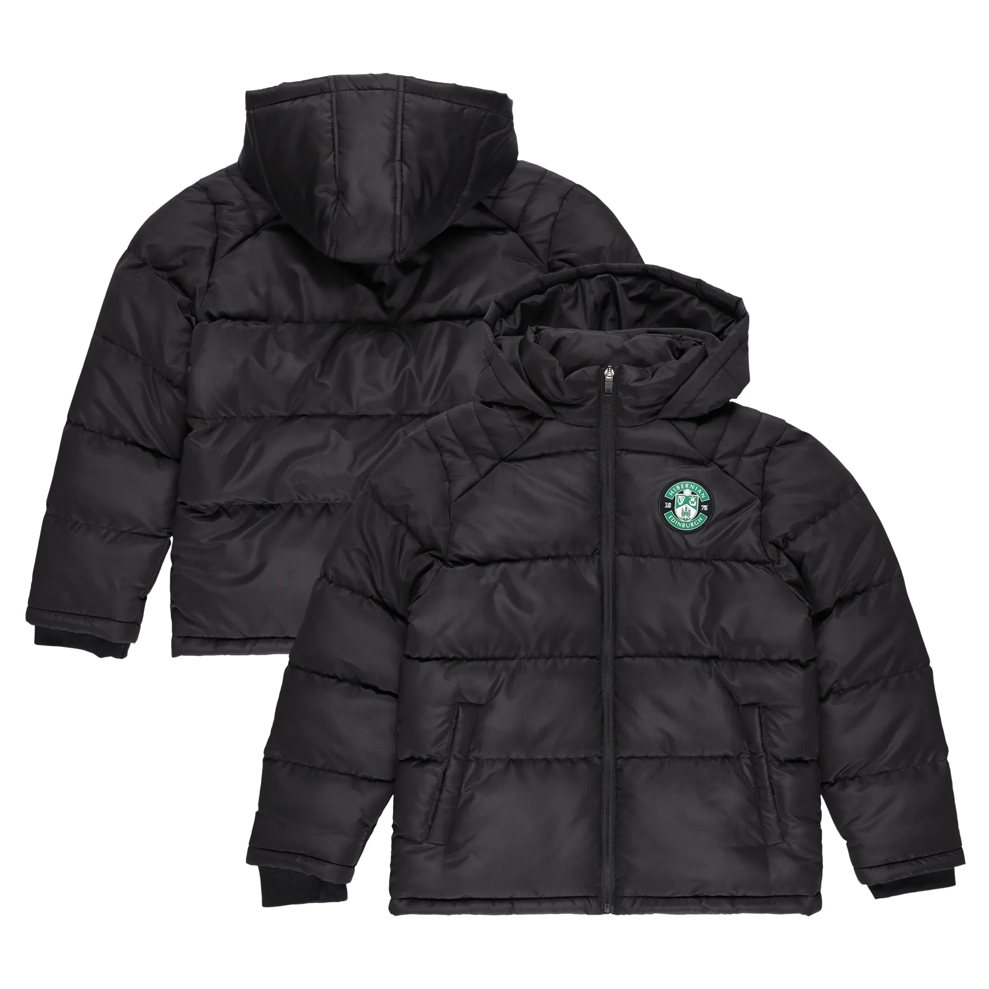 Hibernian Soft Touch Padded Jacket - Black - Kids