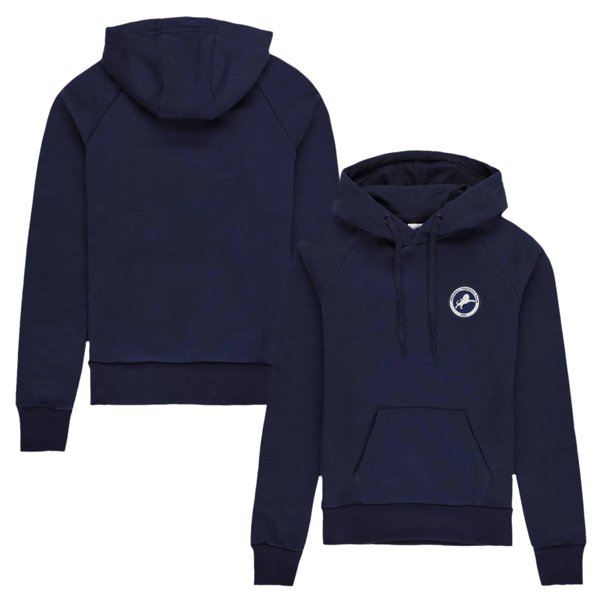 Millwall Crest OH Hoody - Navy - Womens