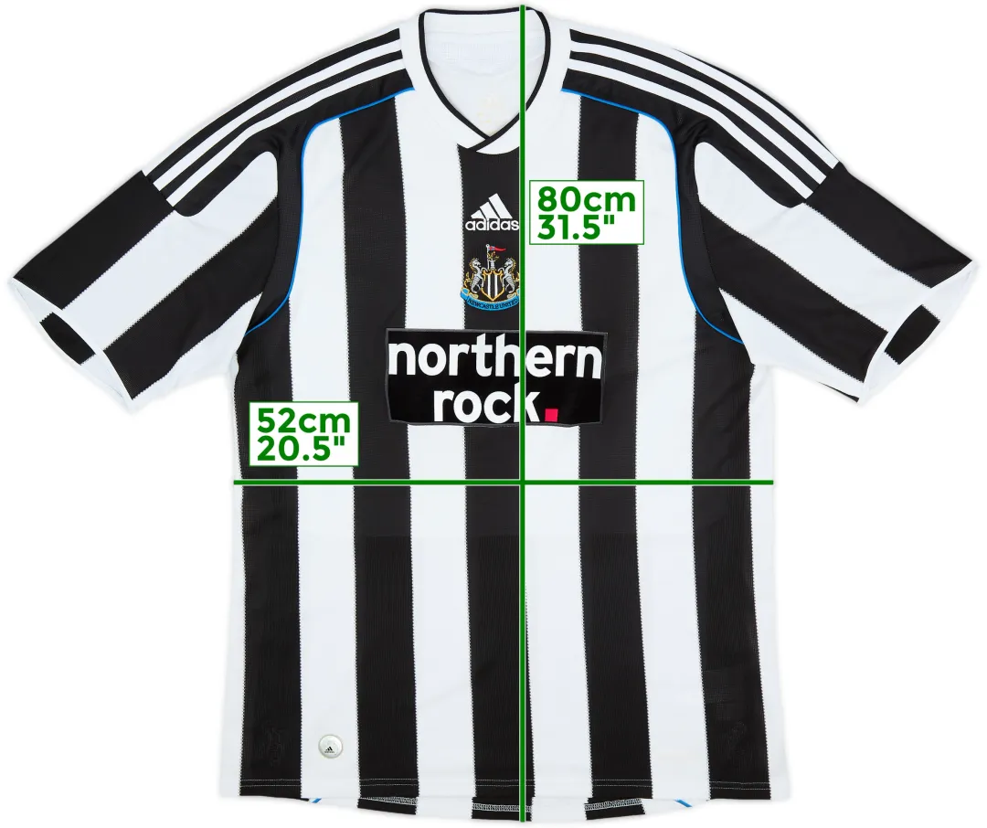 adidas Newcastle United Mens SS Home Shirt 2009/10