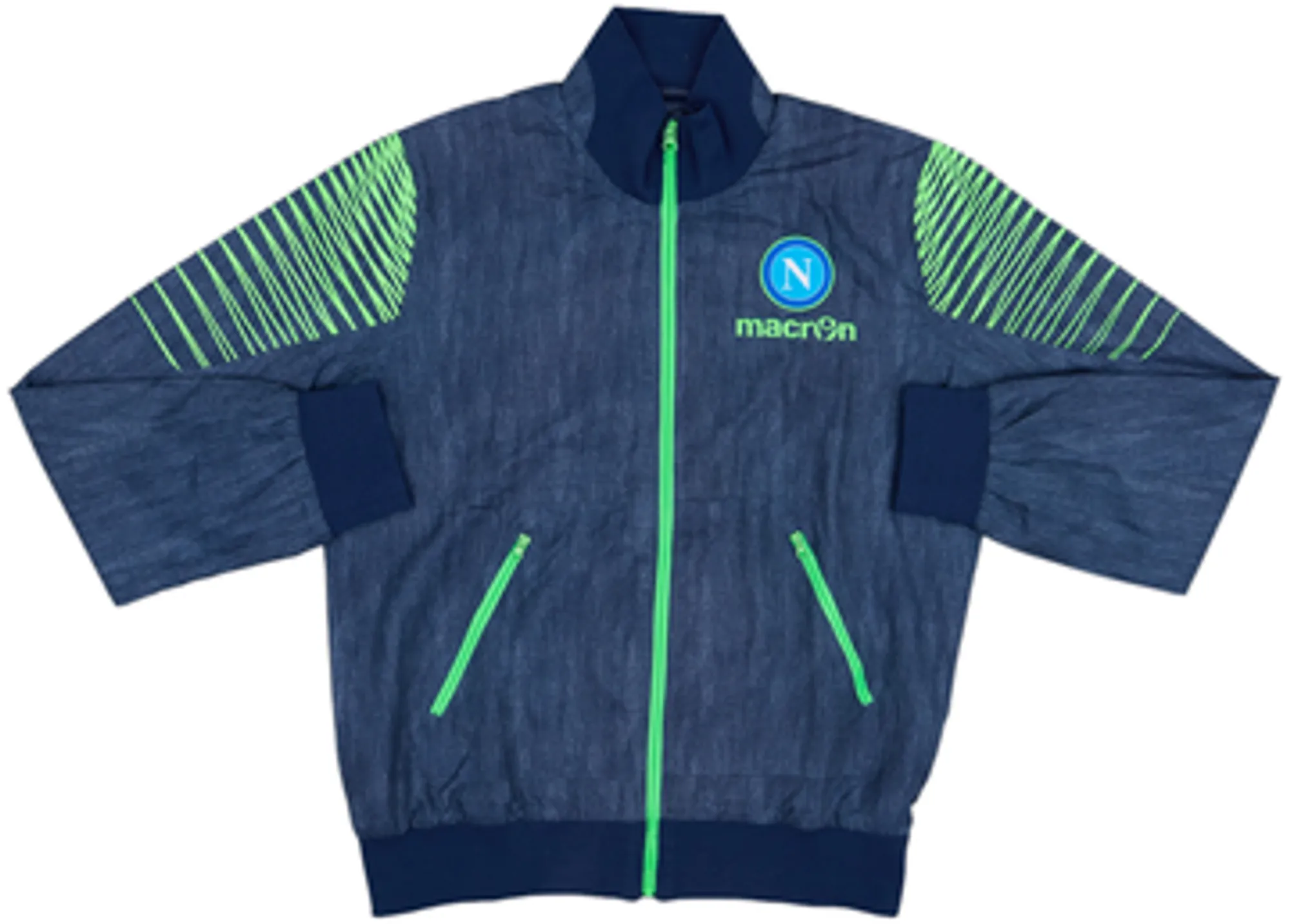 2014-15 Napoli Macron Track Jacket - 8/10 - (L)