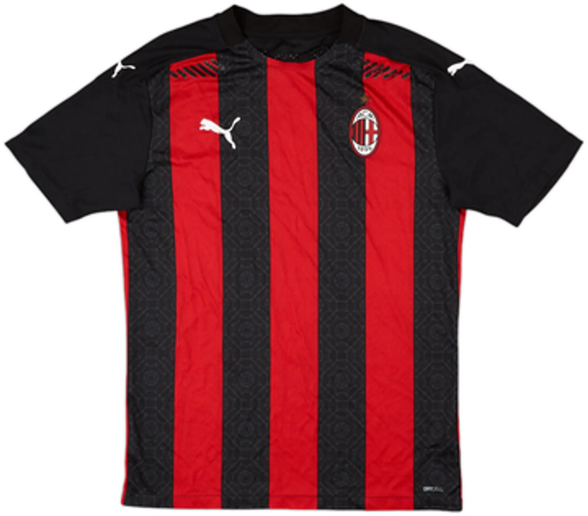 Puma AC Milan Mens SS Player Issue Home Shirt 2020/21