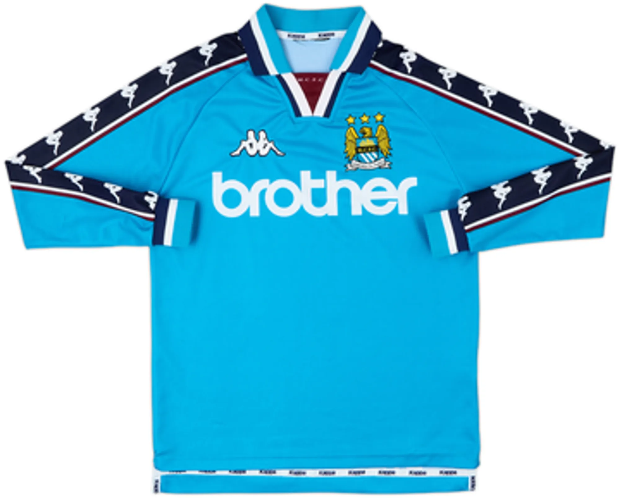 Kappa Manchester City Boys LS Home Shirt 1997/99