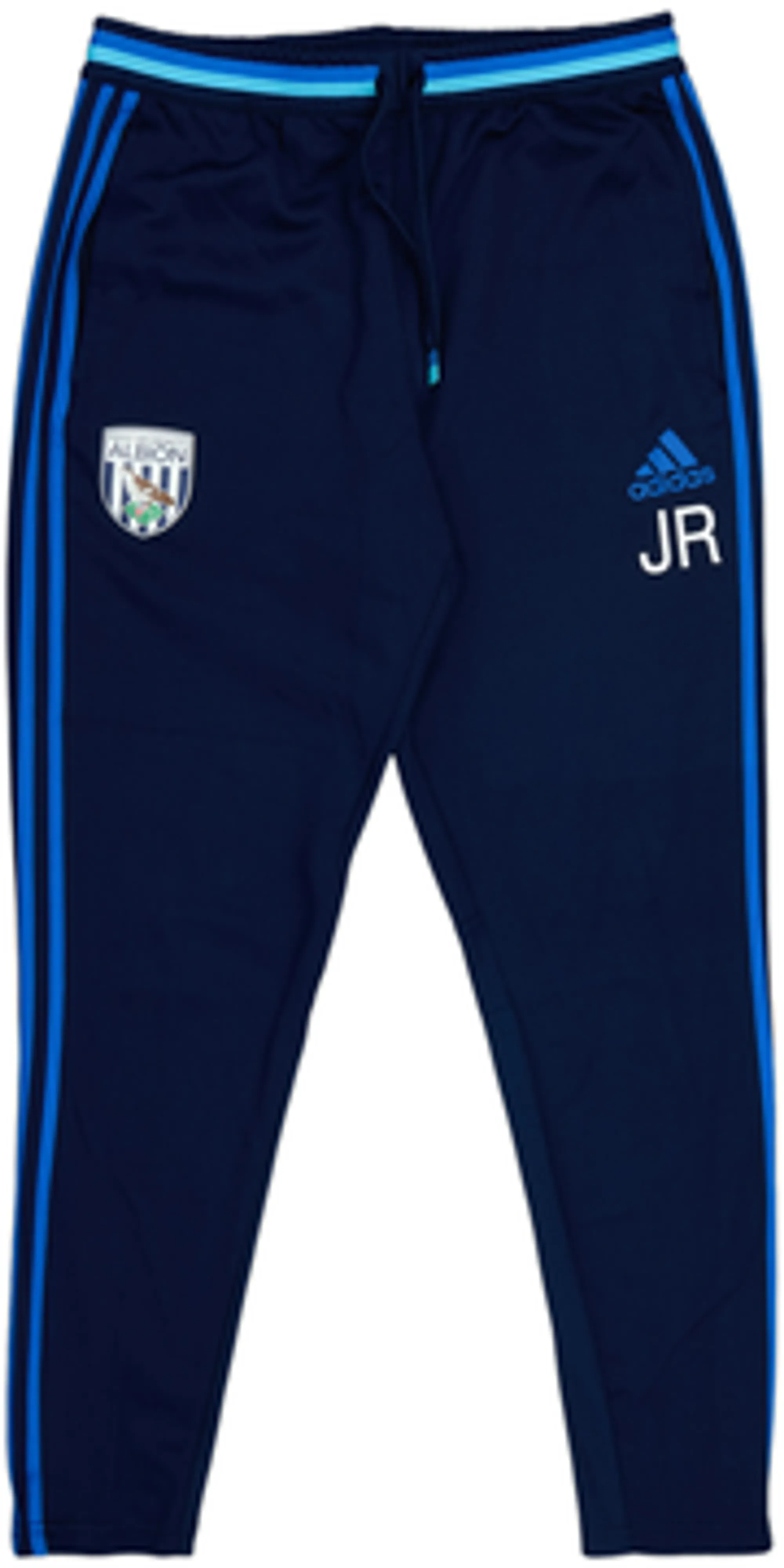 2016-17 West Brom Staff Issue adidas Track Pants/Bottoms 'JR' - 10/10 - (M)